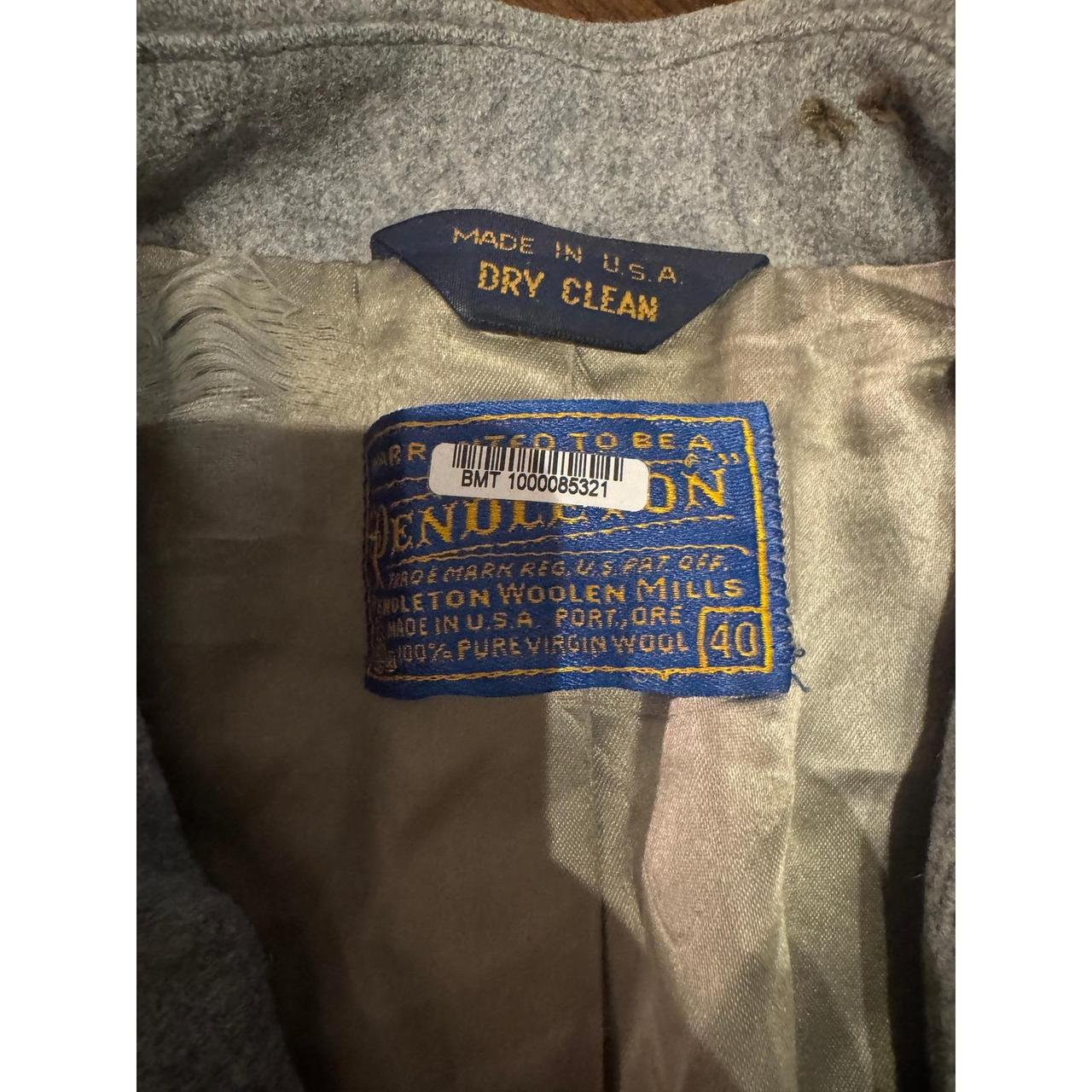 Pendleton Men's Overcoat - Grey – Pendleton Wool … - image 3