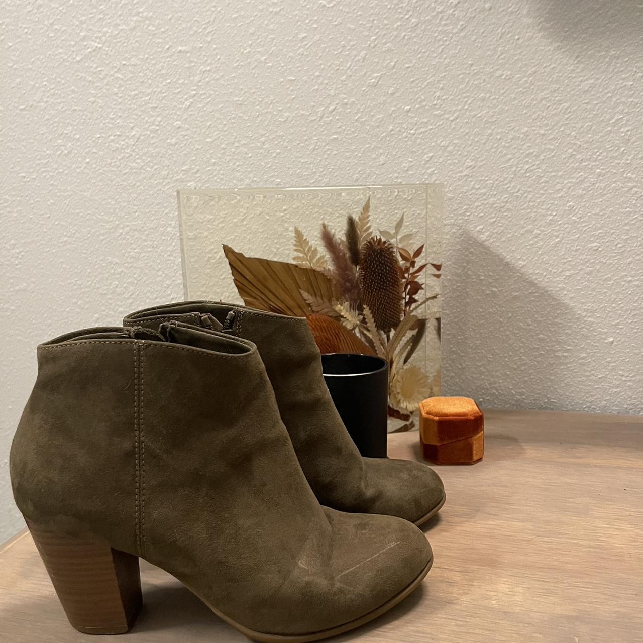 olive green ankle boots