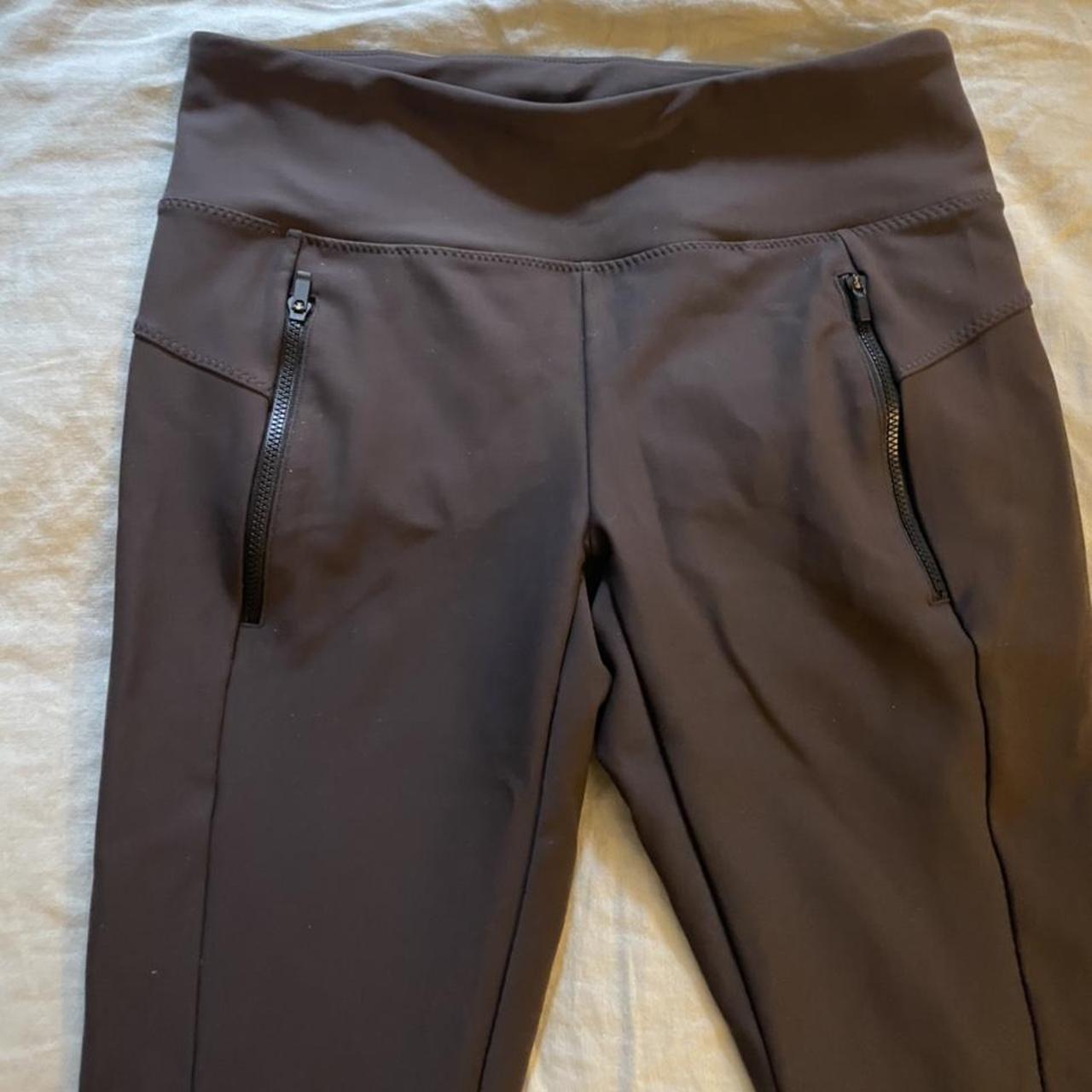 Athleta leggings with two from zipper pockets and - Depop