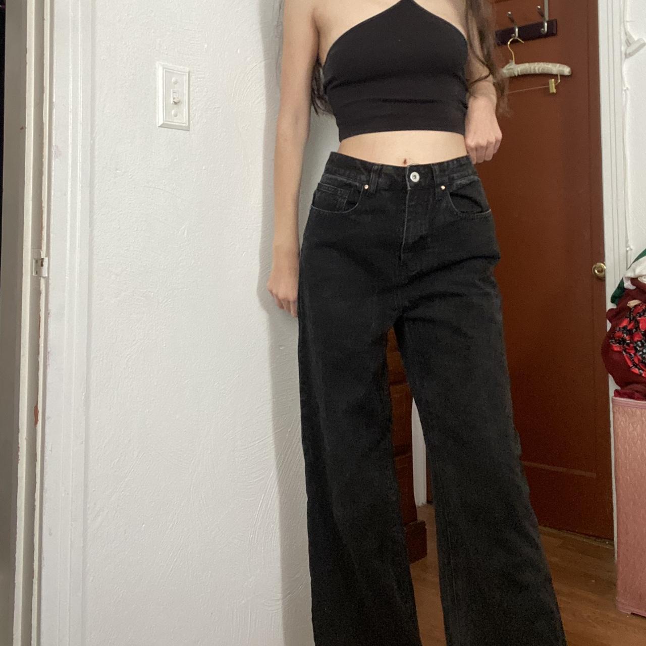 cotton on long wide leg jeans ! perfect for tall... - Depop