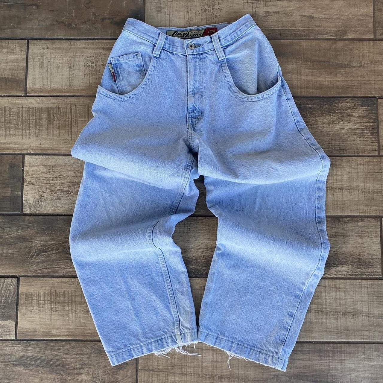 Vintage JNCO Jeans Low Down super deep front and... - Depop