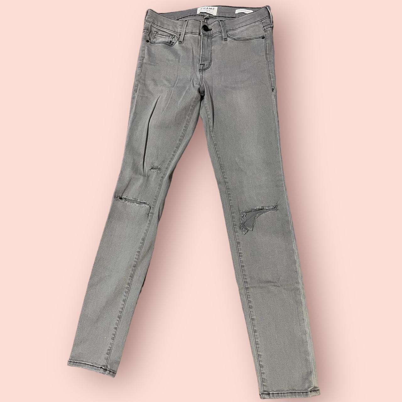 Light gray cheap color jeans