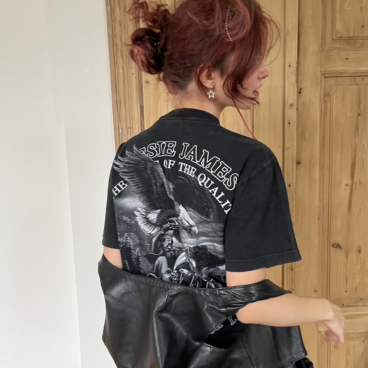 Vintage t-shirt Jassie James y2k biker subversive - Depop