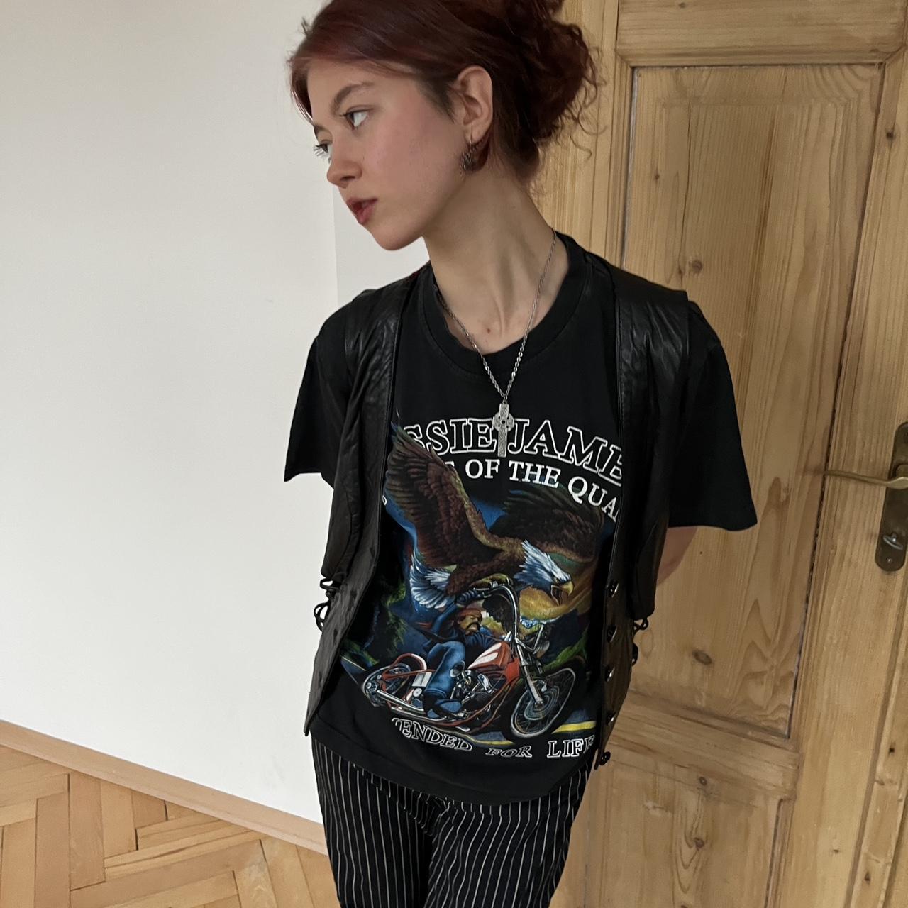 Vintage t-shirt Jassie James y2k biker subversive - Depop