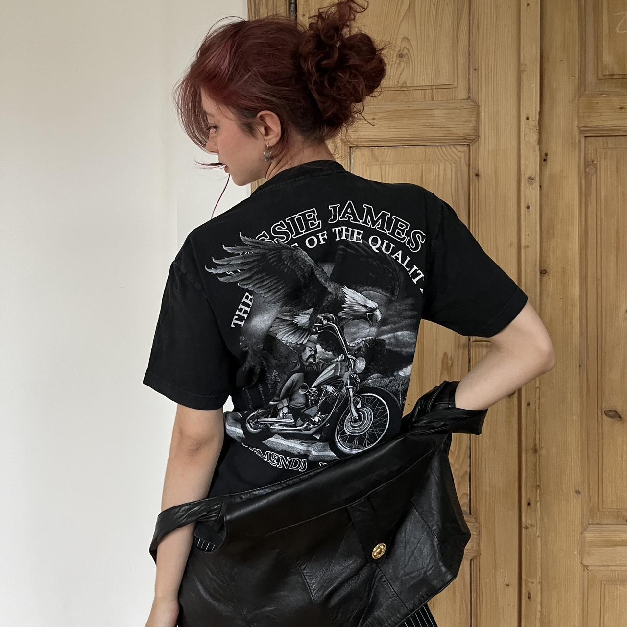 Vintage t-shirt Jassie James y2k biker subversive - Depop