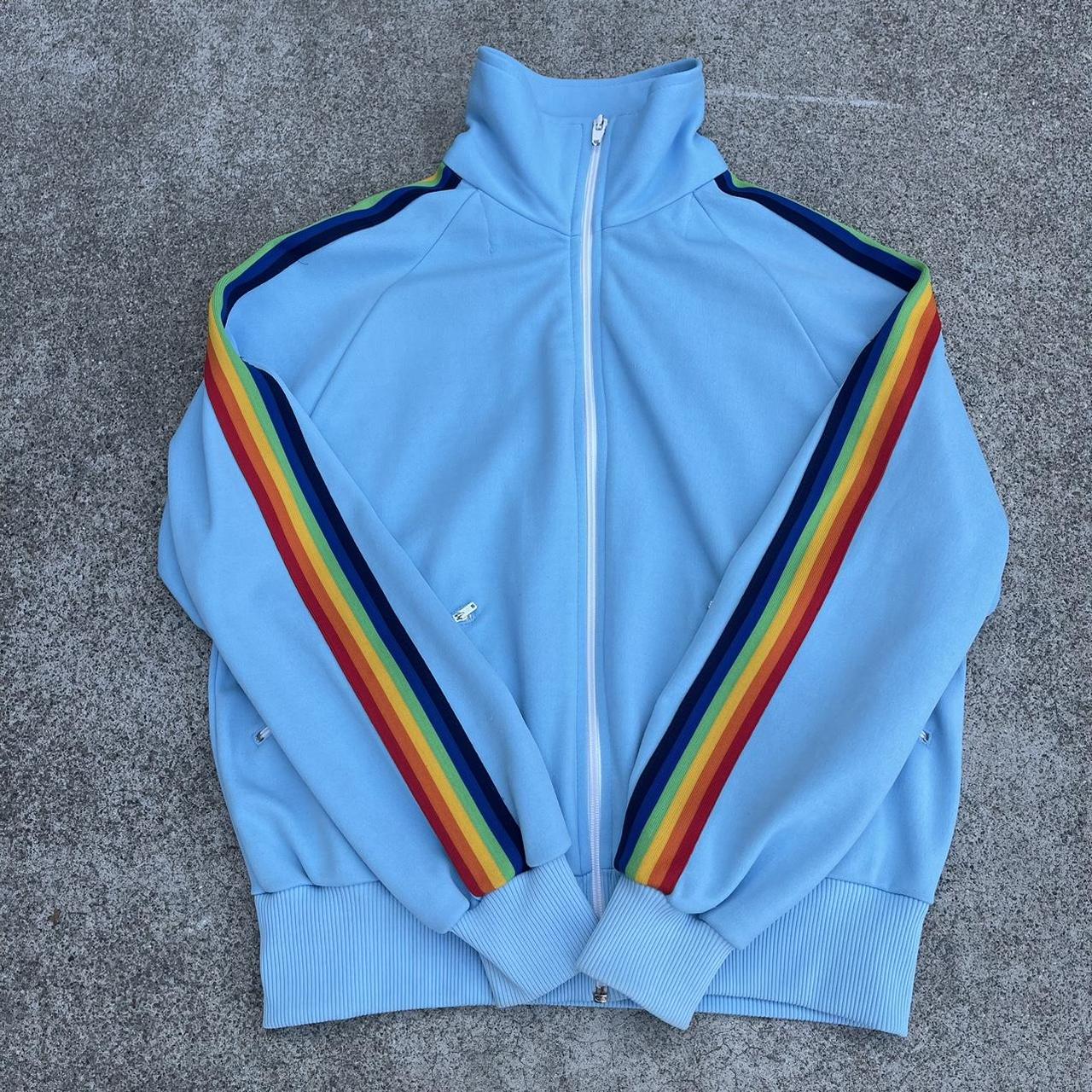 70s/80s Sears Put On Shop polyester track jacket. In... - Depop