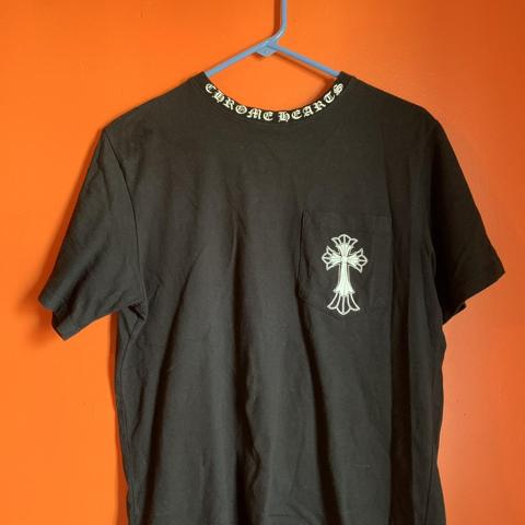 Chrome Hearts baseball / raglan tee shirt Size LARGE - Depop