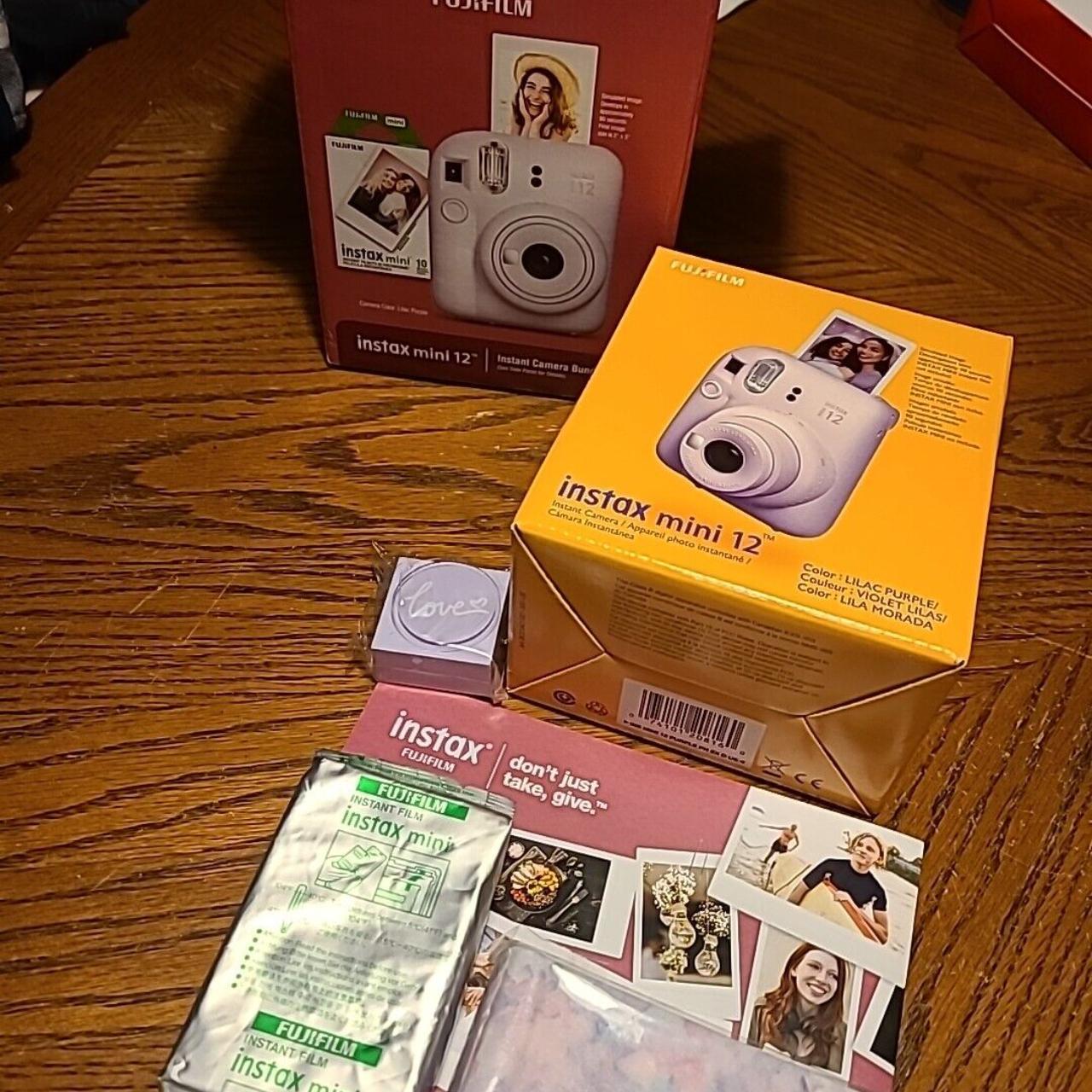 Mini 11 cámara instantánea con 40 hojas Polaroid Film Paper Shoulder Strap  Bag