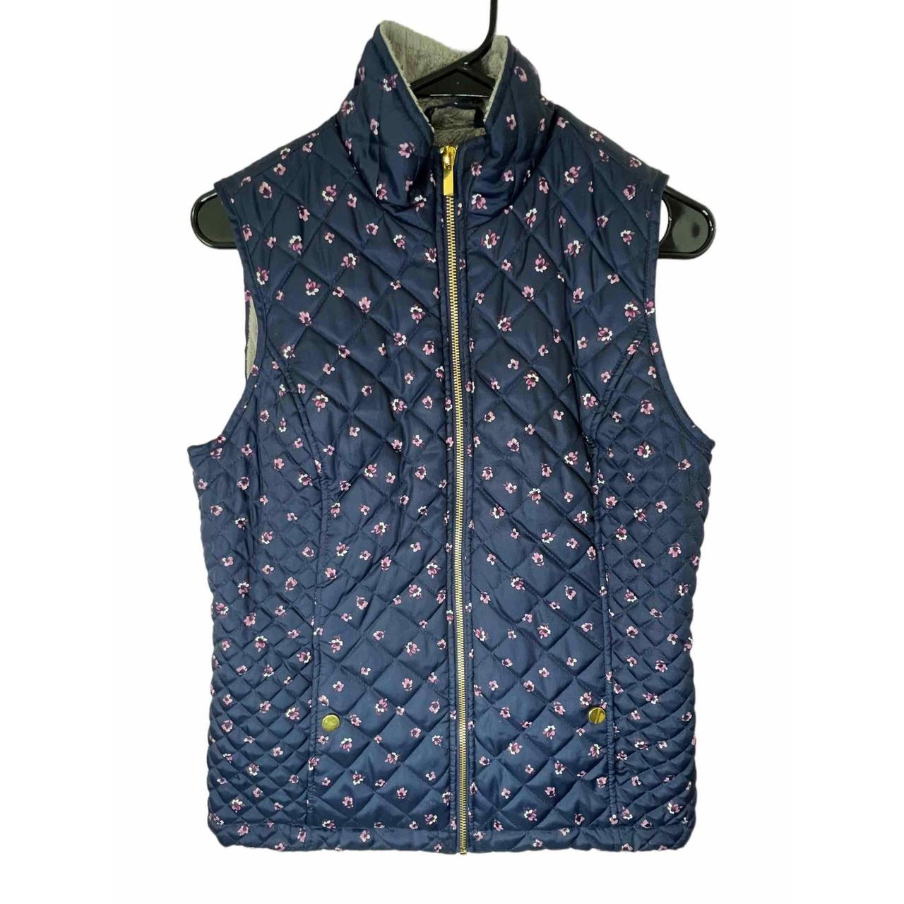 Basic Editions Women's Blue and Pink Gilet