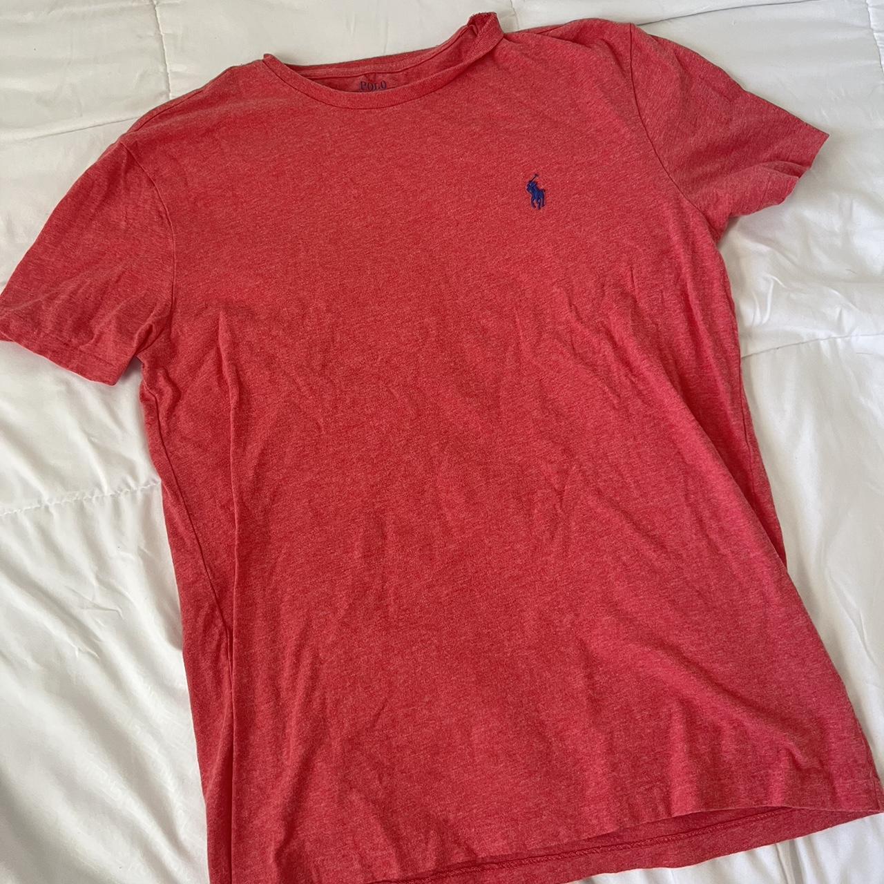 Polo Ralph Lauren Men's Red T-shirt | Depop