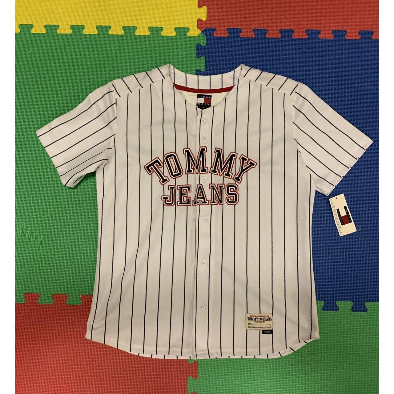 Tommy hilfiger shop baseball jersey