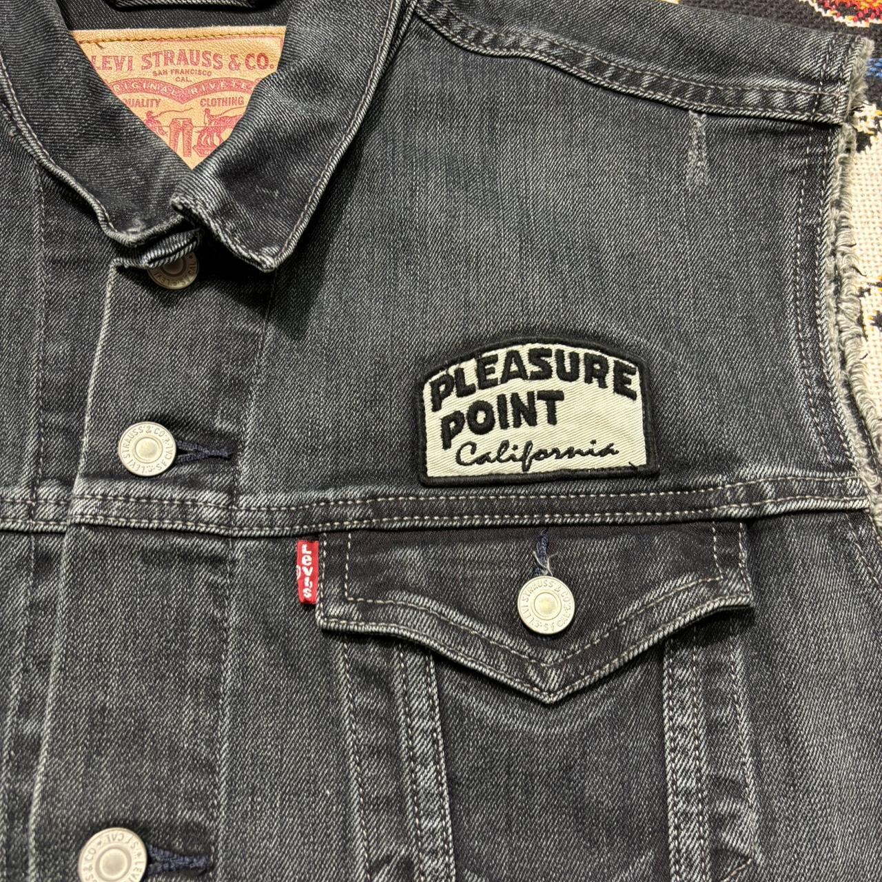 ジャケット・アウター LEVIS VINTAGE CLOTHING BLACK DENIM VEST Relaxed Fit Trucker Vest - Black | Levi's® US