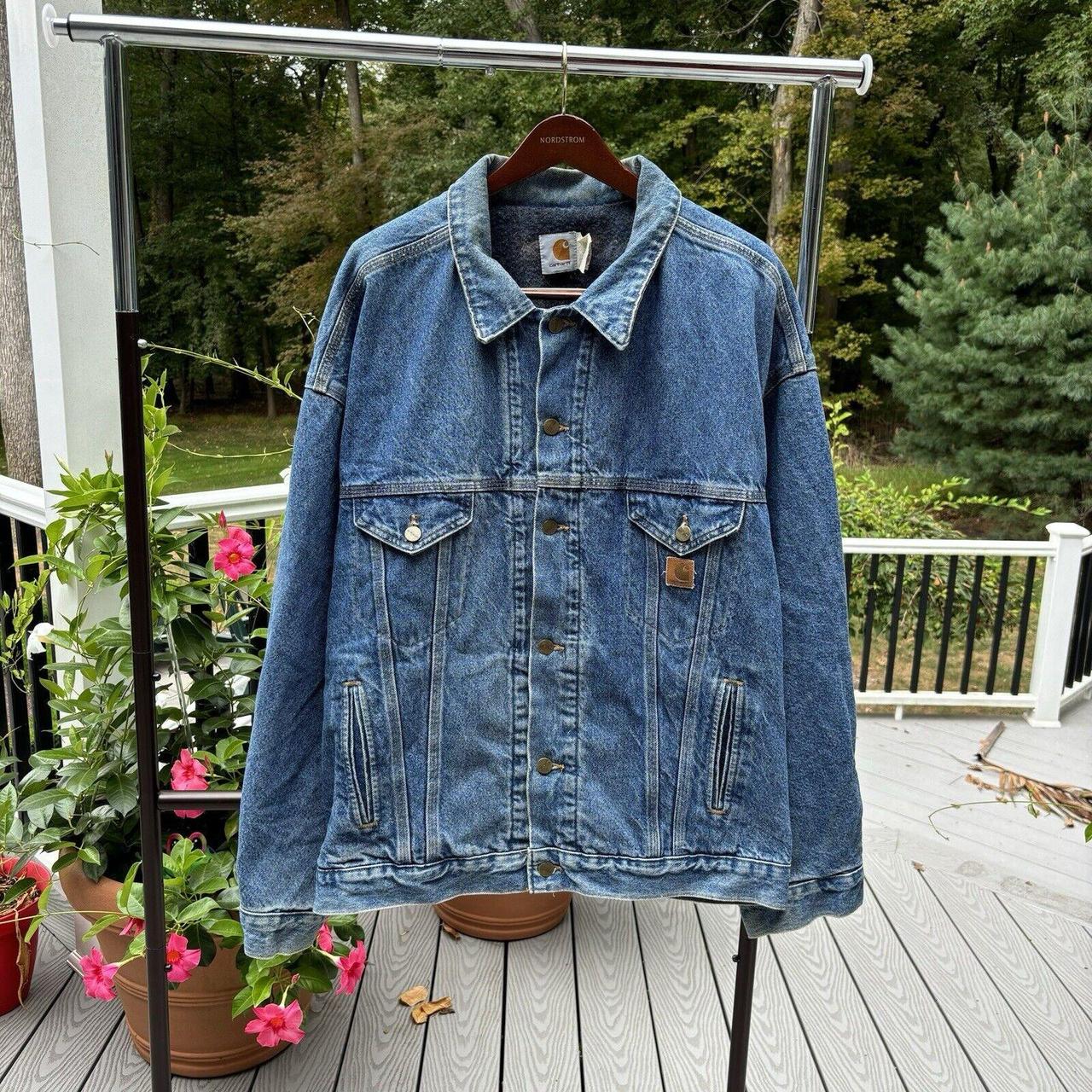 Vintage jean outlets carhartt jacket