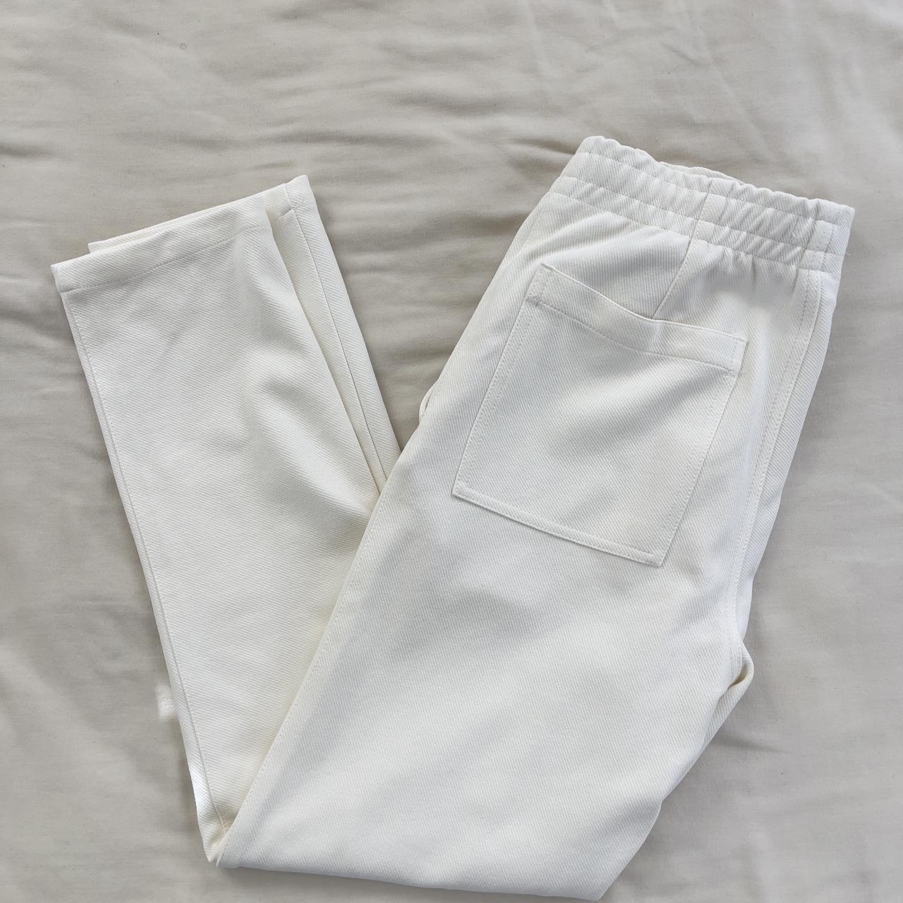 Men’s Zara White Canvas Pants Size 31” Depop