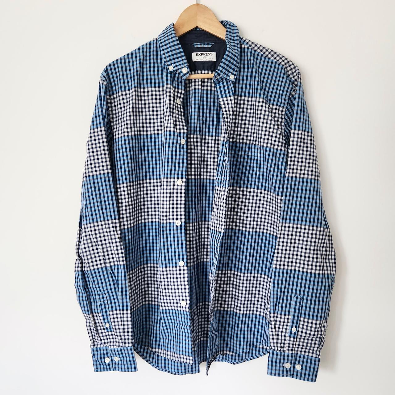 Gingham shop shirt express