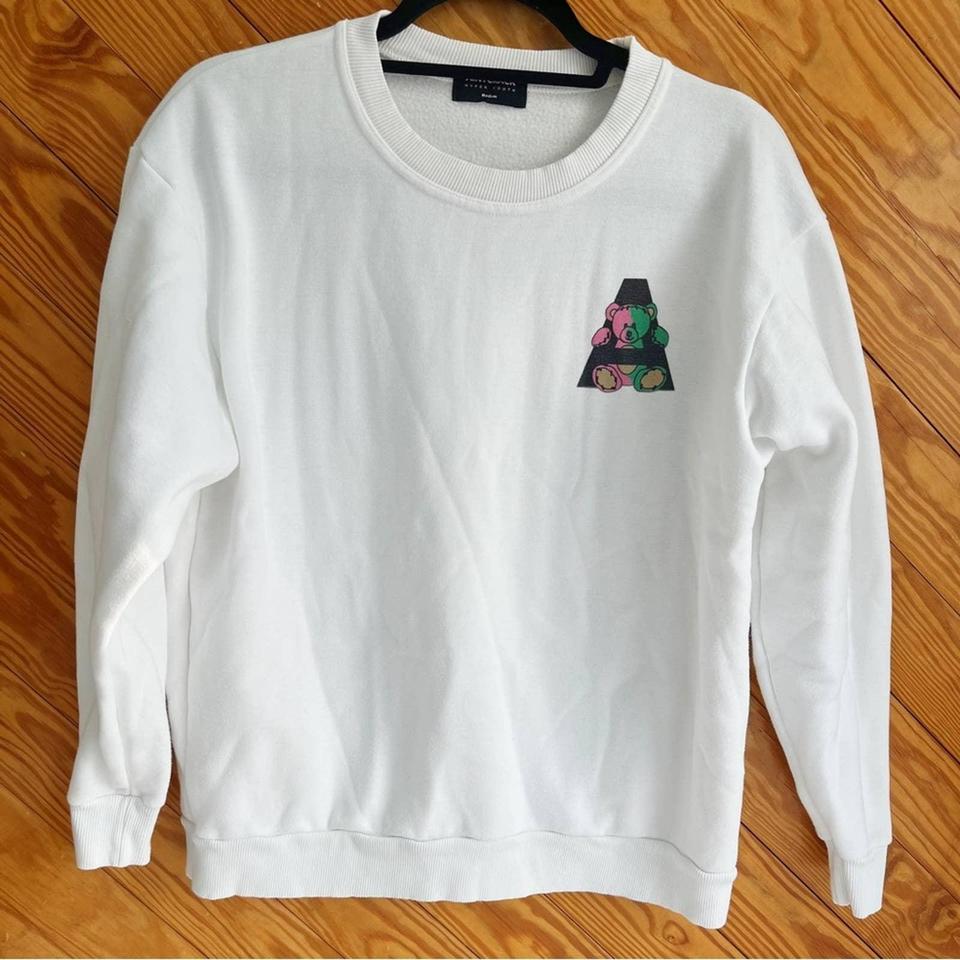 AINTCRACK Hyper Youth White Crewneck... - Depop