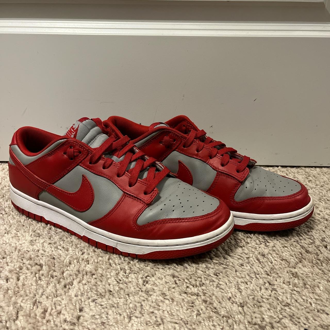 Nike Dunk Low Unlv Size 10.5 Used No Box Message - Depop