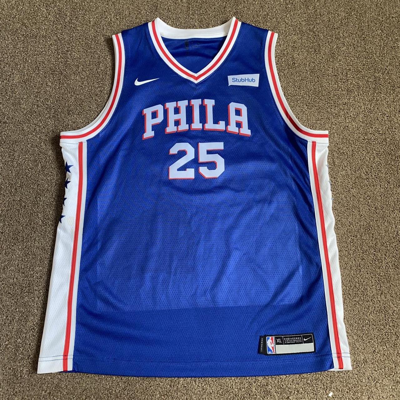 Youth Ben Simmons #25 Philadelphia 76ers Nike - Depop