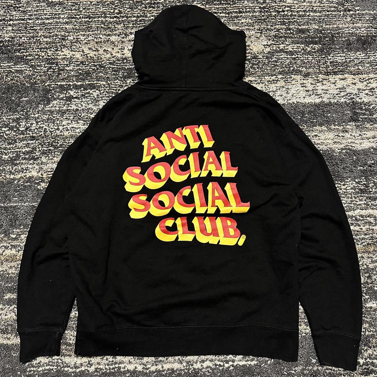 Anti Social Social Club Popcorn Hoodie Size L In. Depop