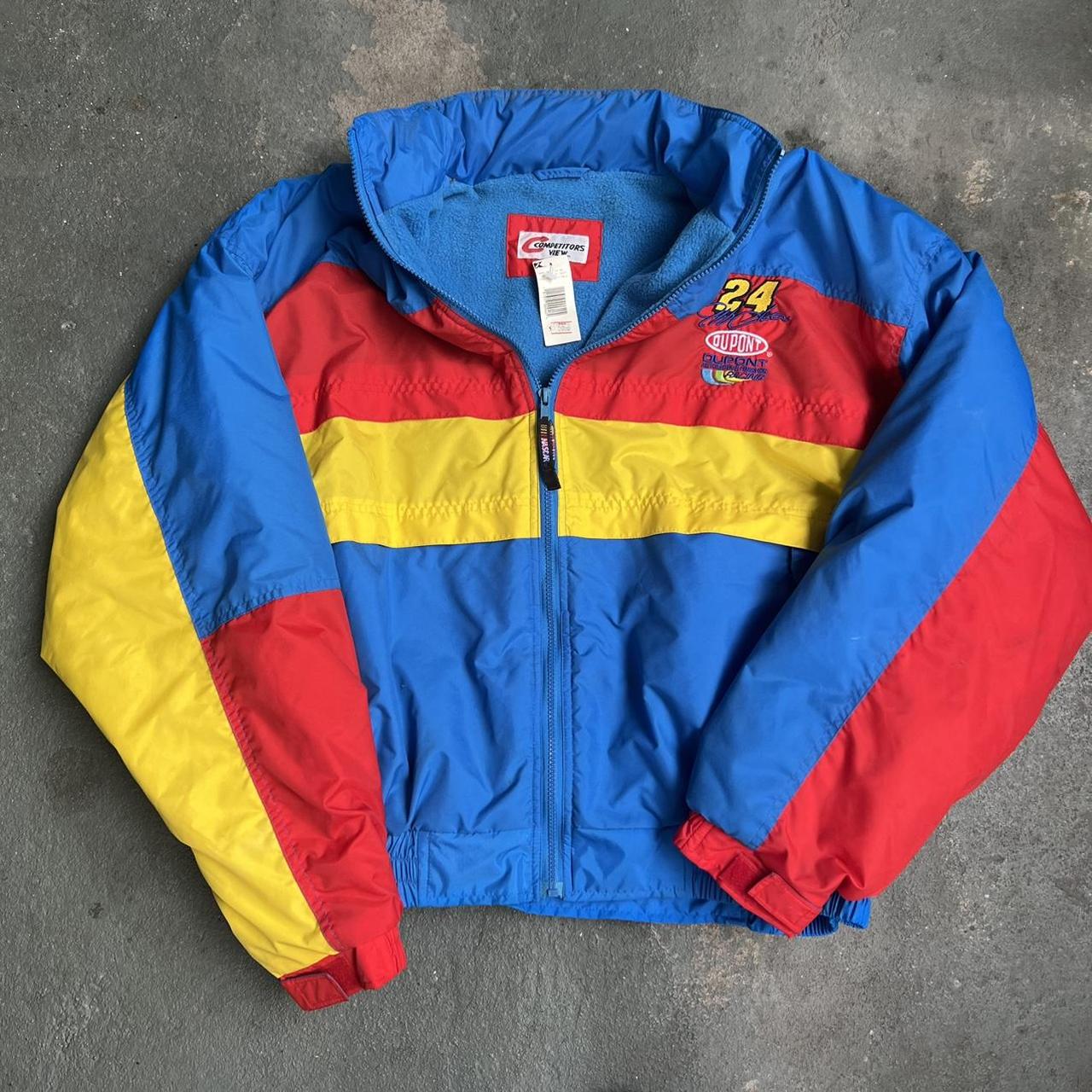 Men's Blue and Red Jacket | Depop