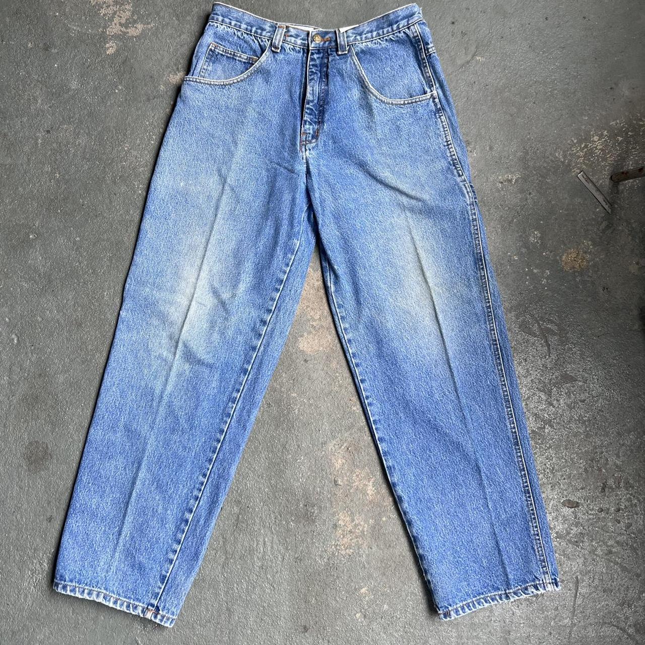 FUBU Men's Blue Jeans | Depop