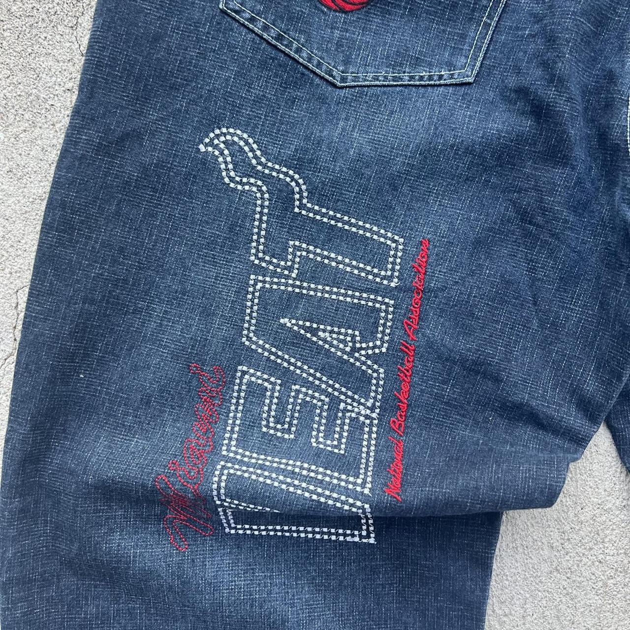 Vintage NBA Unk Official Patch Jeans These jeans are - Depop