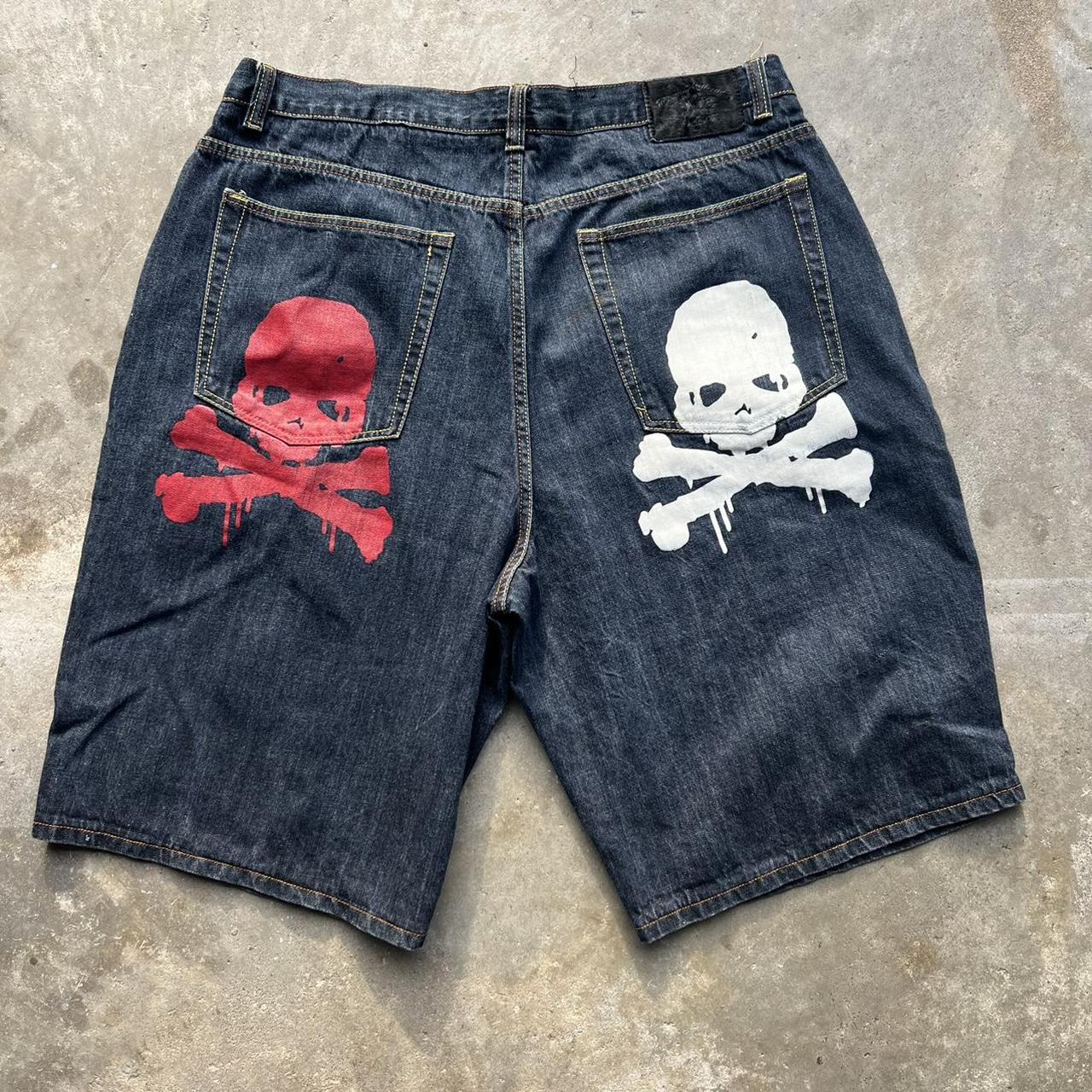 Crazy vintage Y2K grudge emo jorts southpole Jnco... - Depop