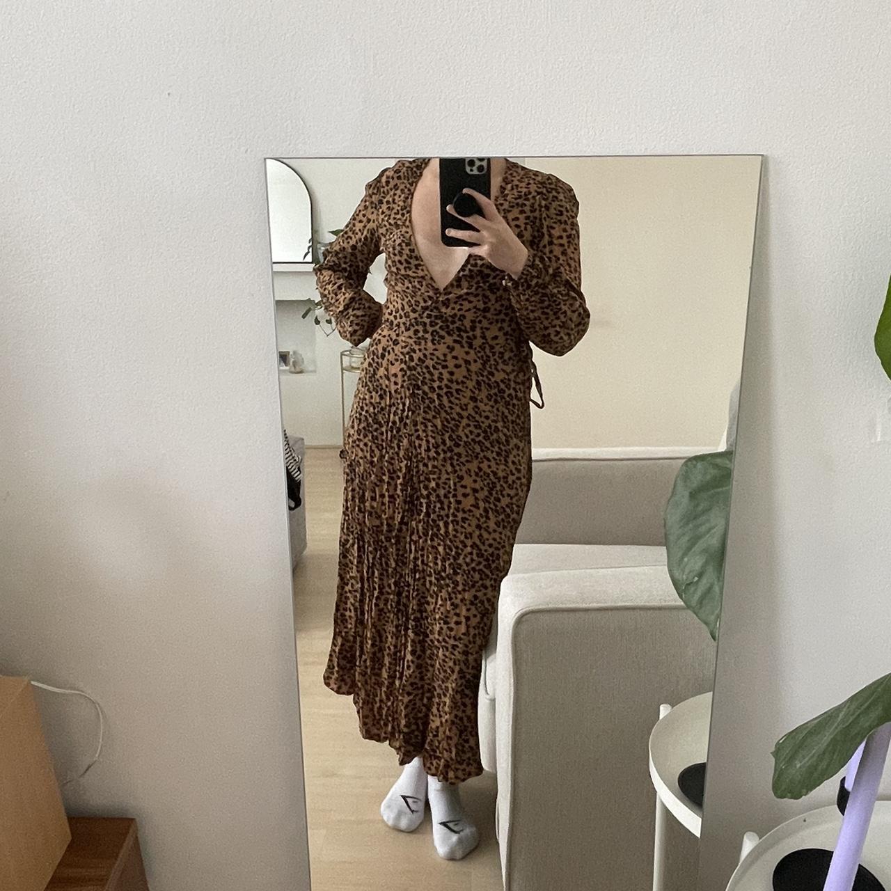 Other stories outlet leopard print dress