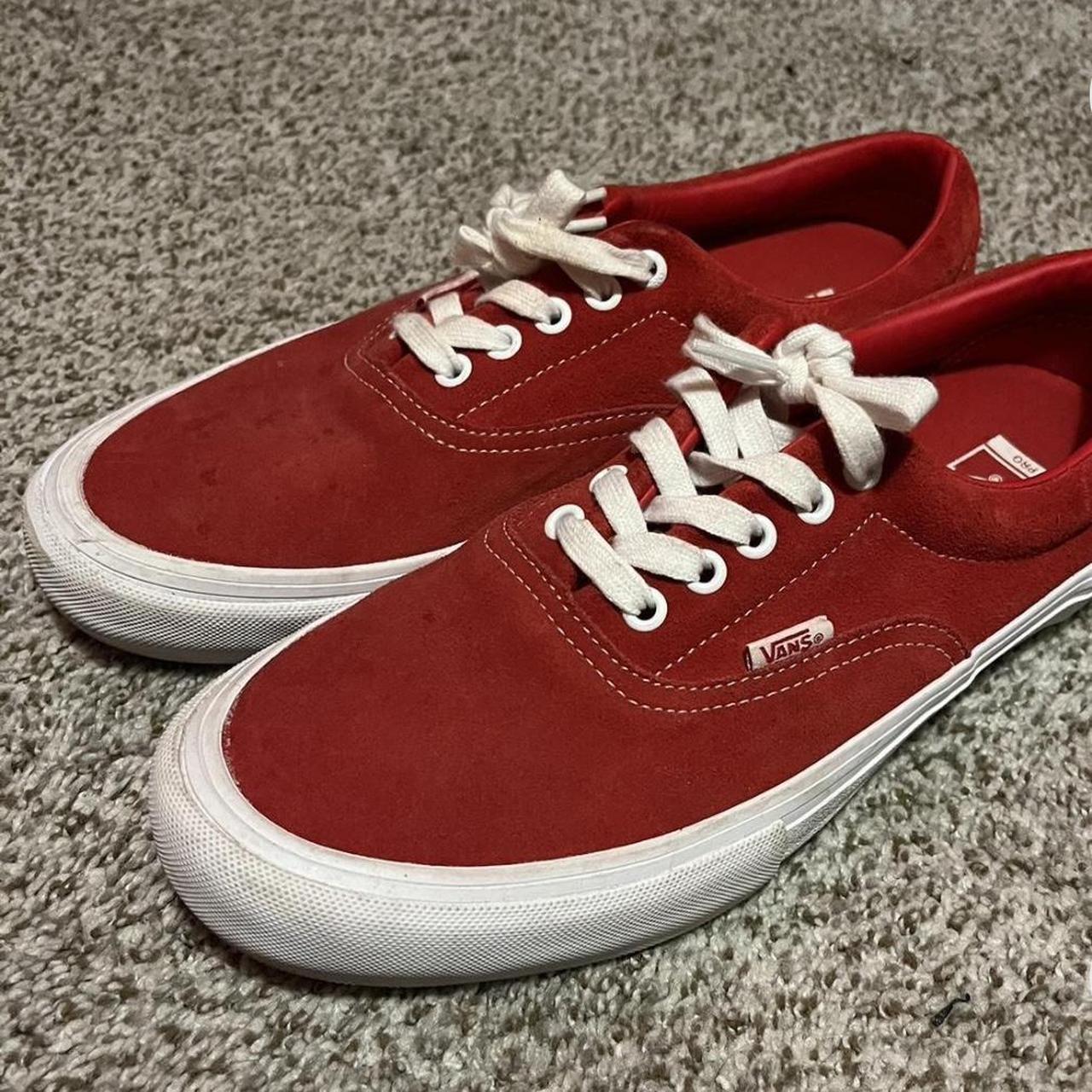 Vans authentic pro outlet red