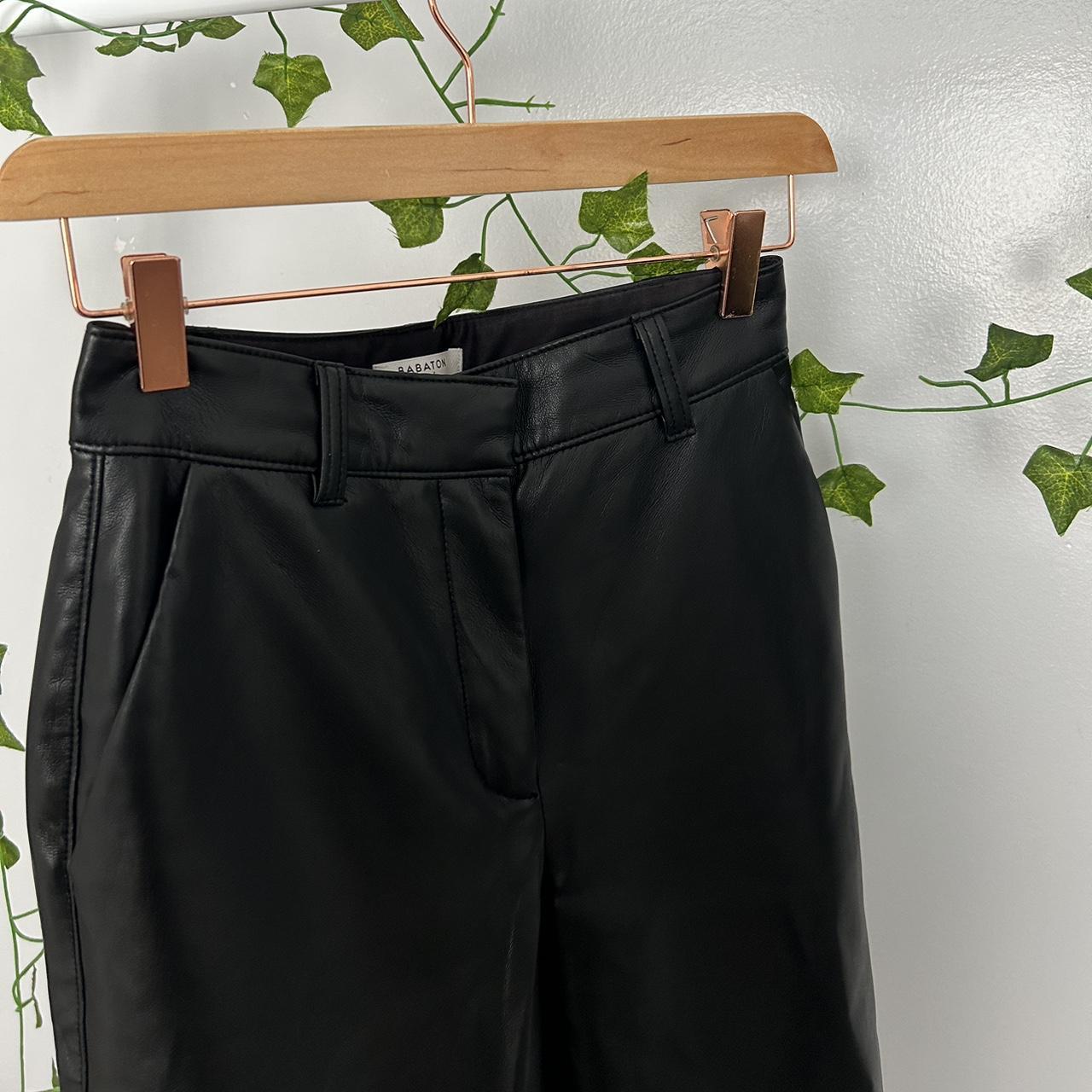 Aritzia- Babaton Command Leather Pant Size: 0 Color: - Depop