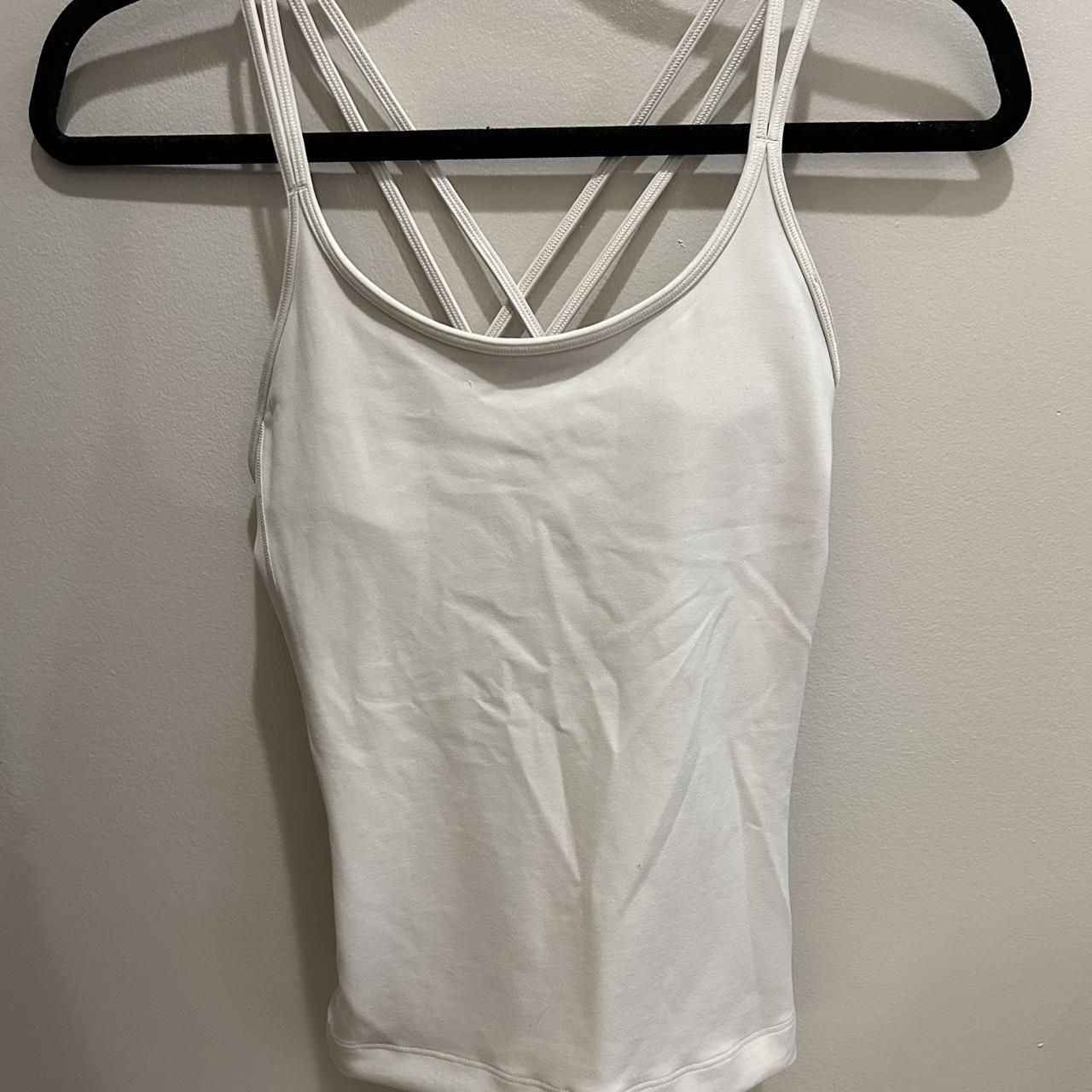 Lululemon Women's 4 Red Free to Be Tank Top Built in - Depop