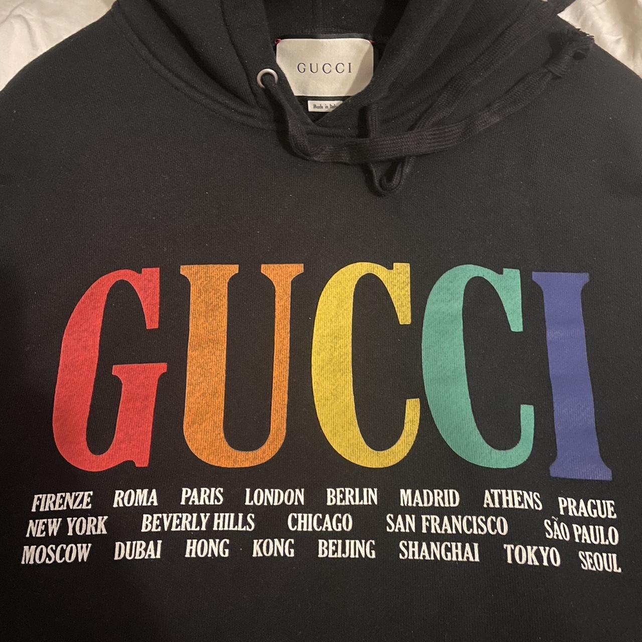 Gucci cities outlet hoodie