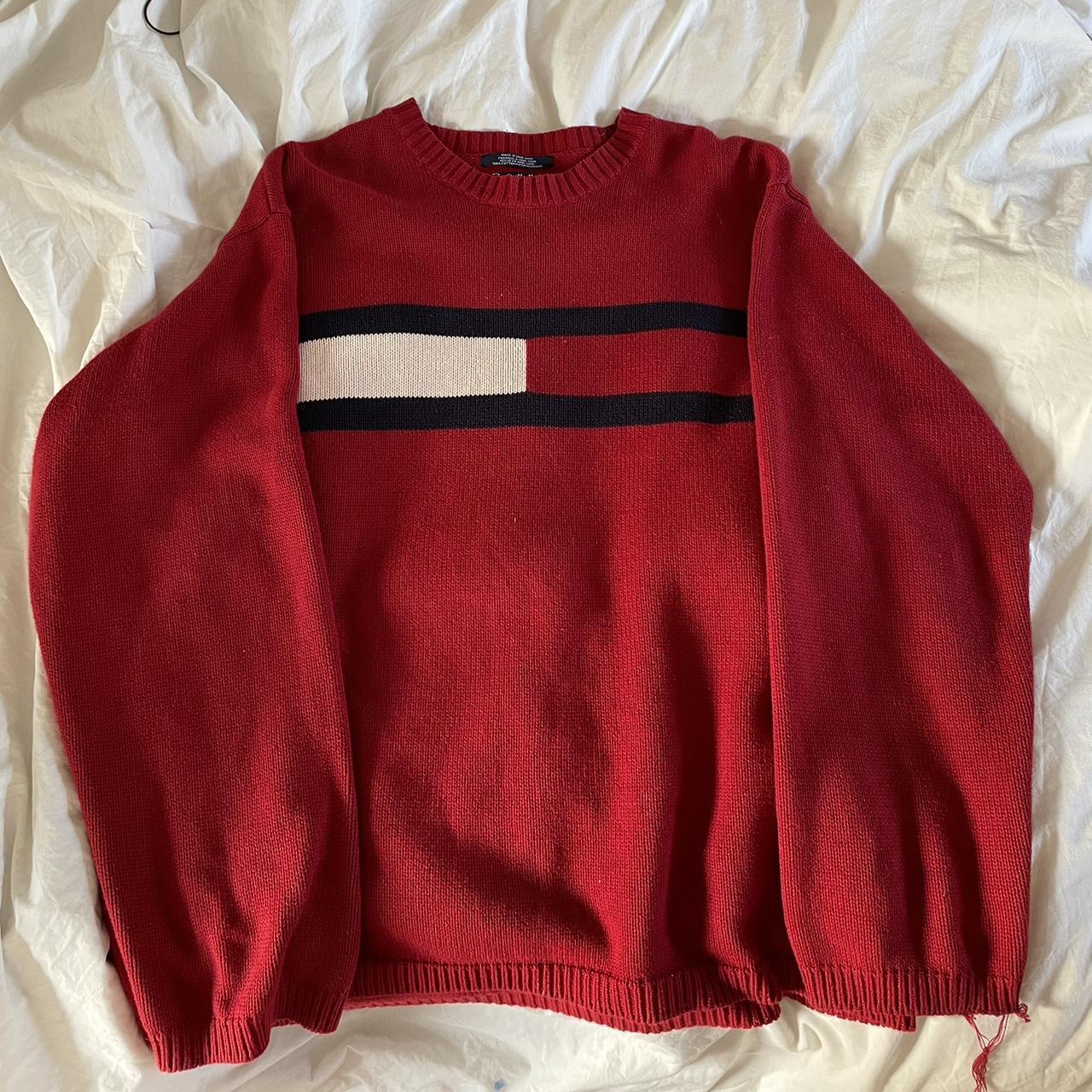 SOLD DO NOT BUY XL Tommy Hilfiger vintage red... - Depop