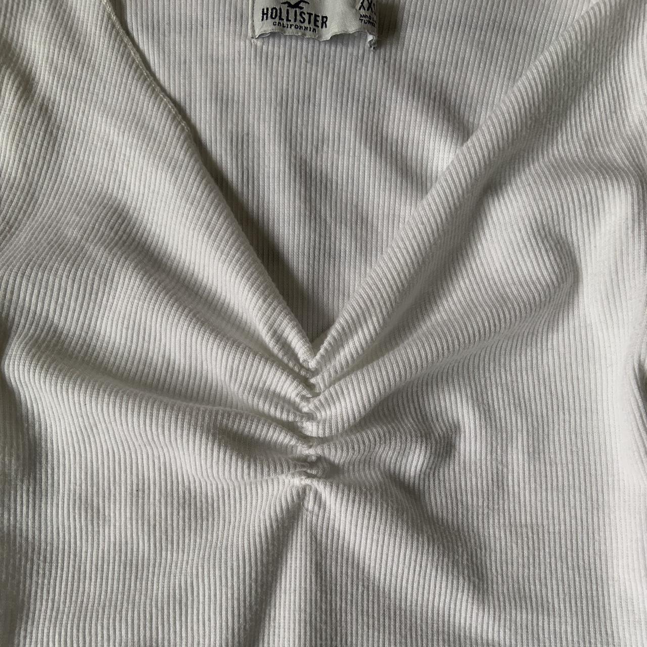 HOLLISTER WHITE TOP - Depop