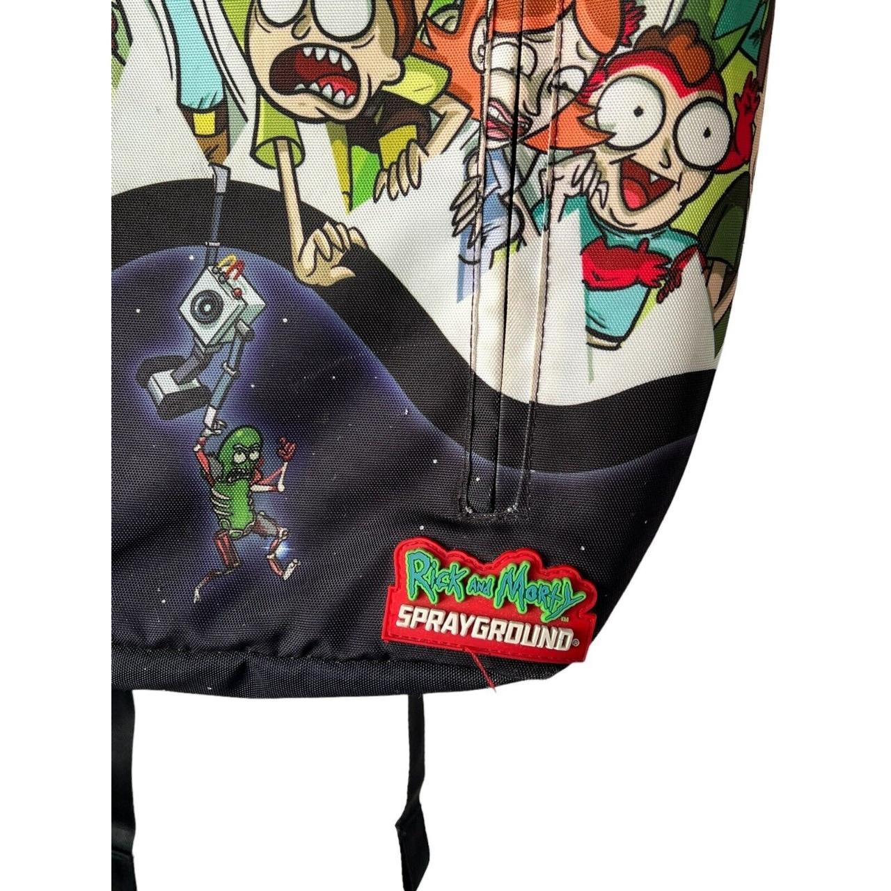 Rare SPRAYGROUND Rick And Morty Backpack LIMITED | Depop