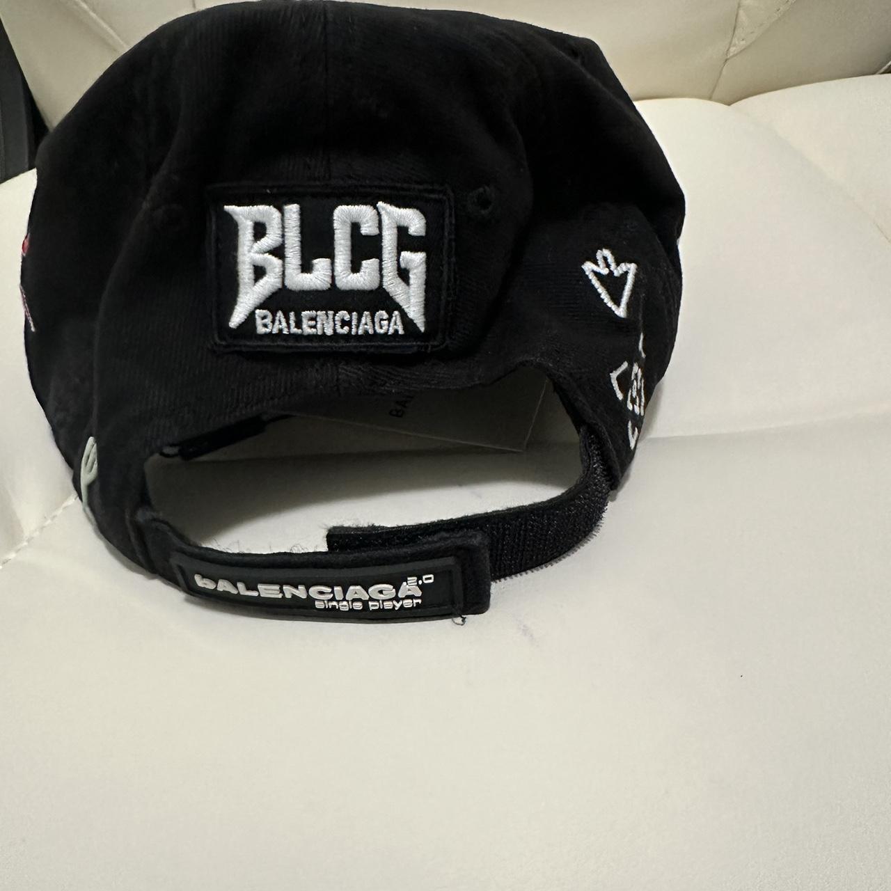 帽子 BALENCIAGA CAP GAME Balenciaga Gamer Embroidered Hat Black - FW21 - US