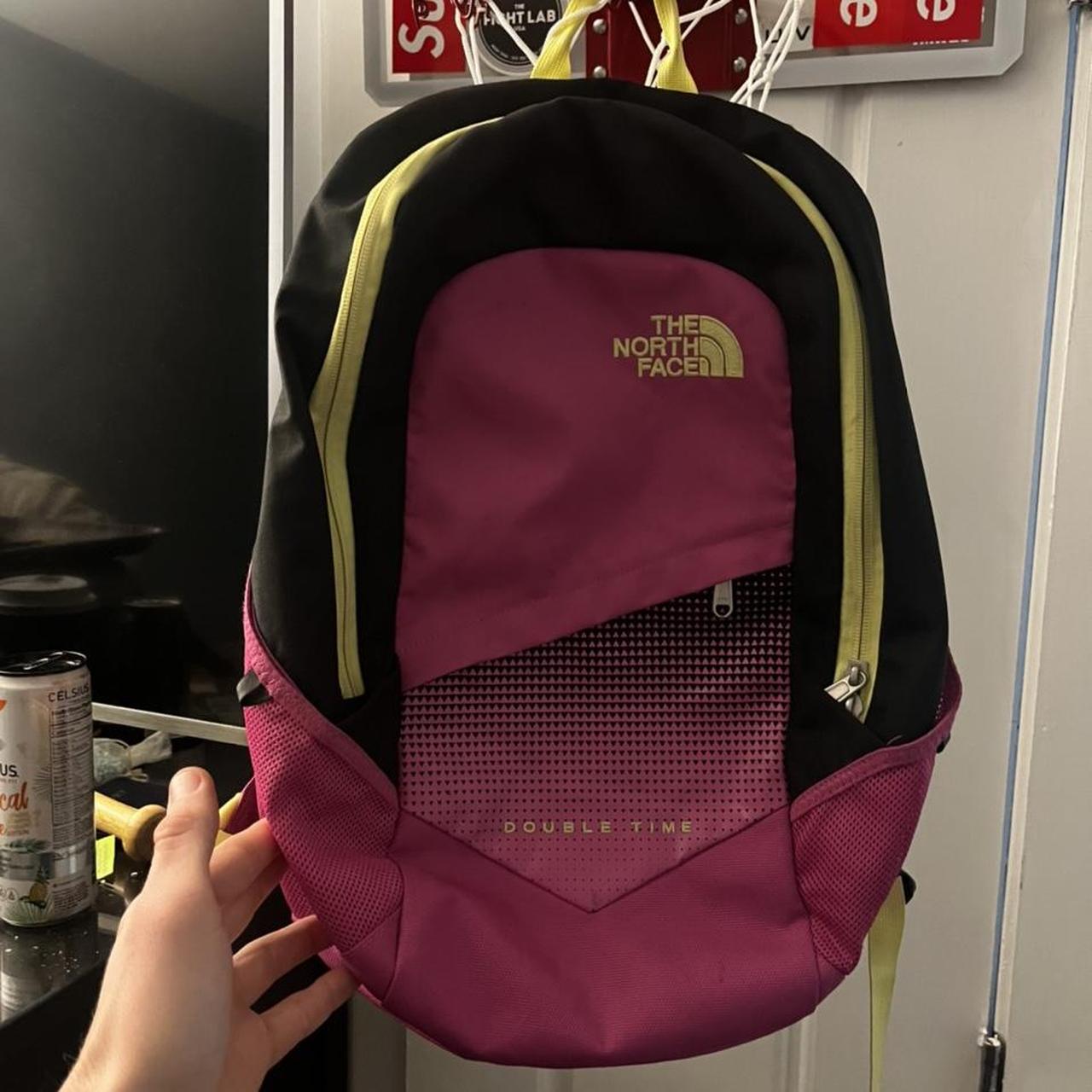 The north face double best sale time backpack