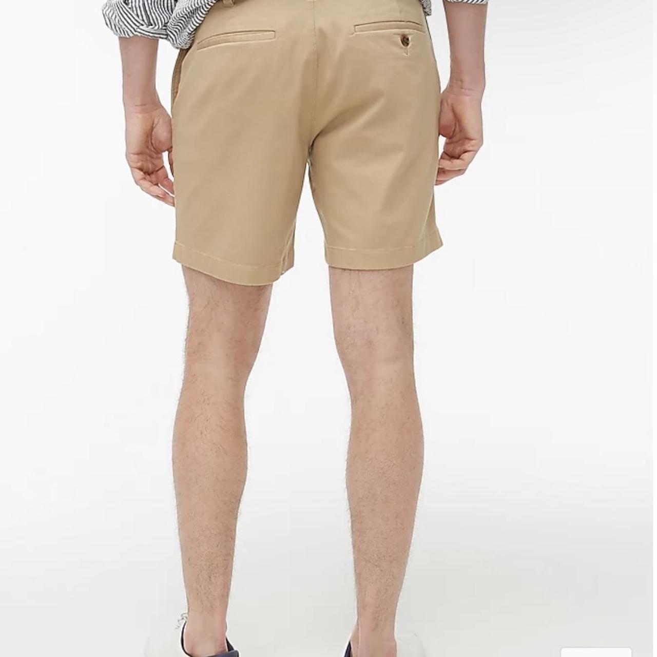 J.crew Men’s Flex Khaki Shorts Condition Gently... Depop