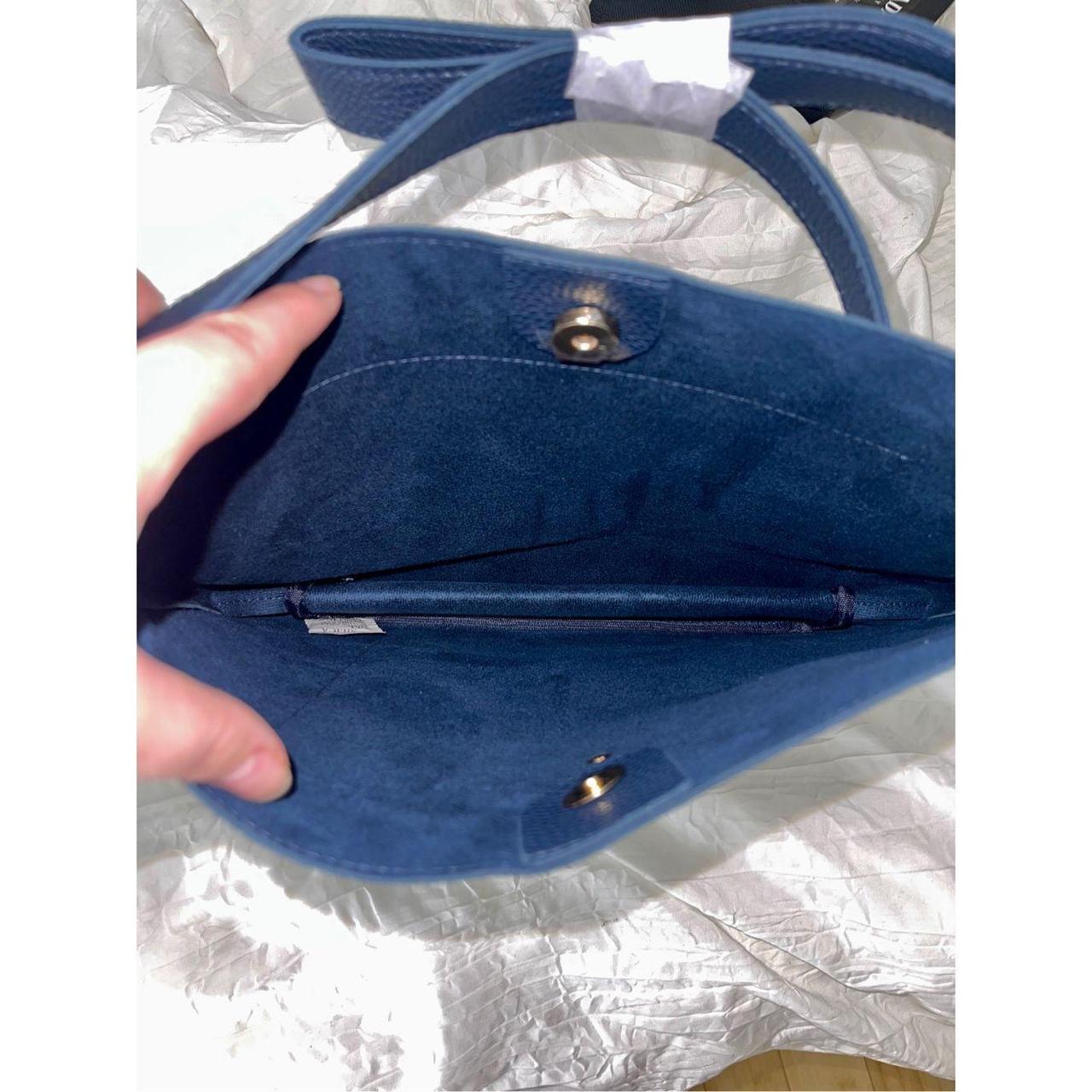 New Toyboy jelly purse in cobalt blue. Gold accents. - Depop