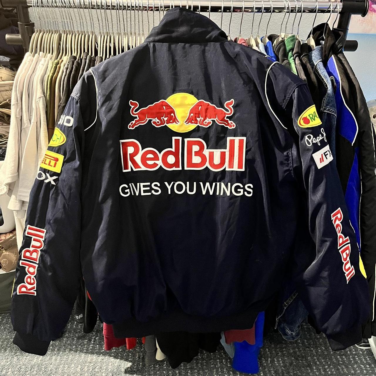 RedBull F1 NASCAR Racing Puffer jacket - Redbull... - Depop