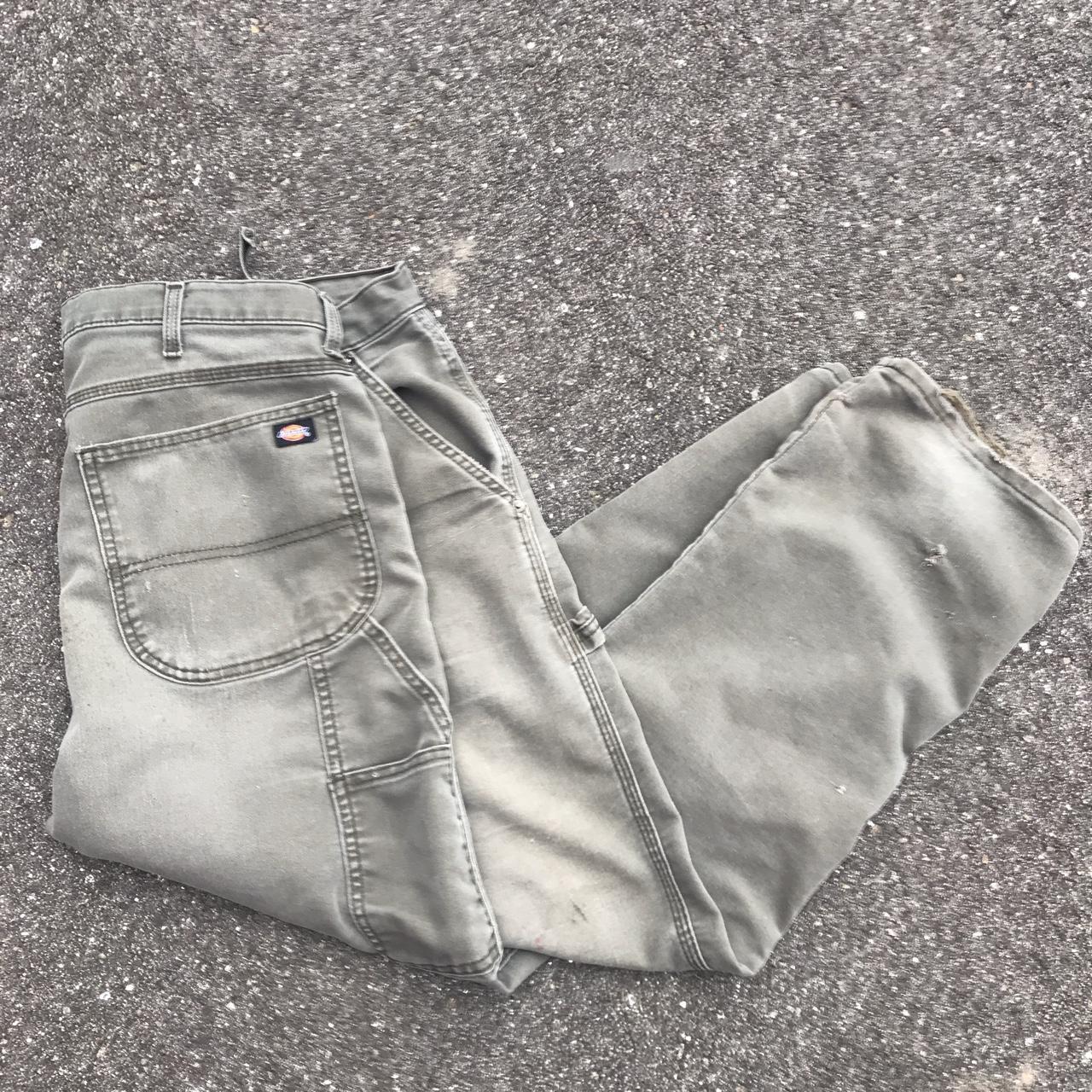 Dickies Men's Grey Trousers | Depop