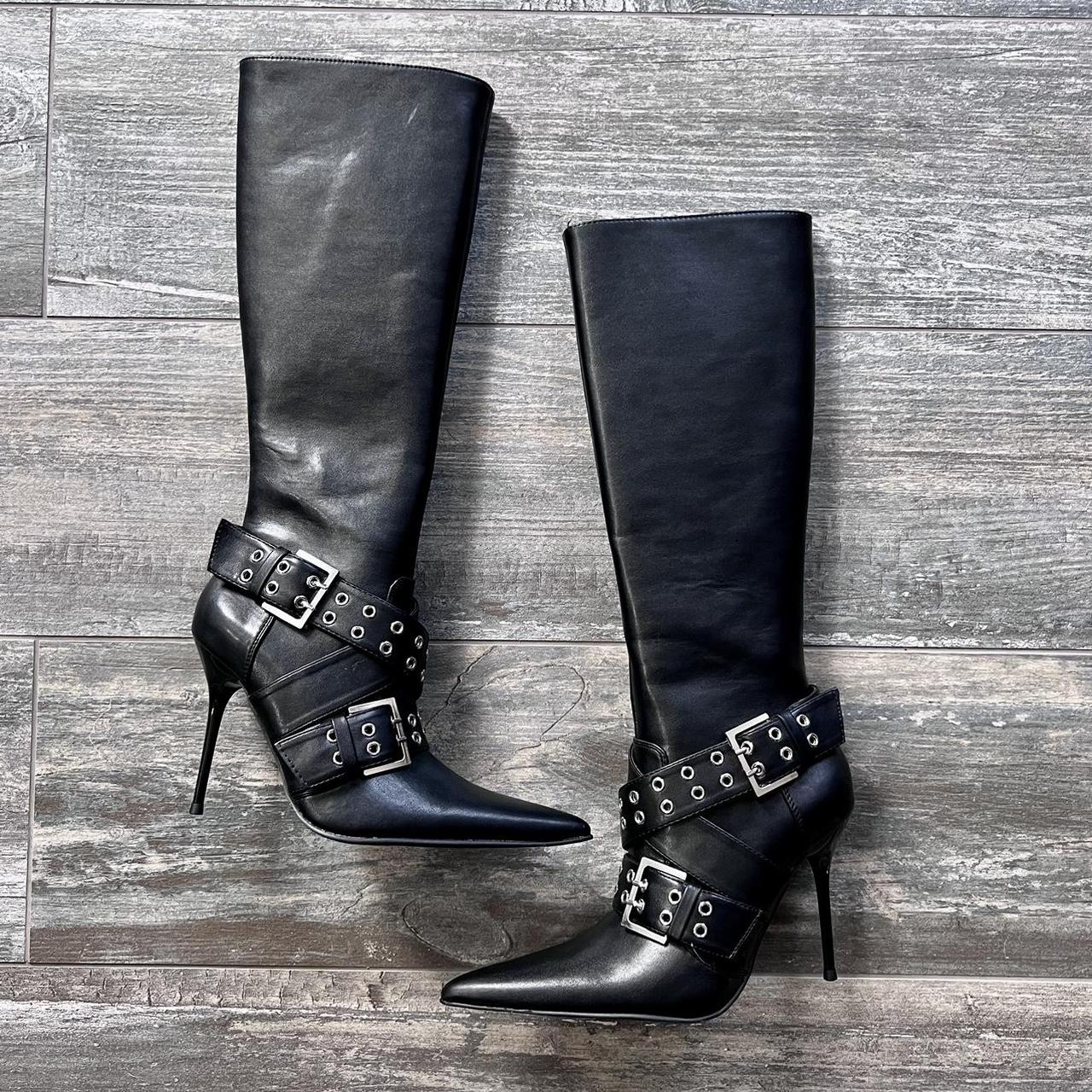 Dolls Kill Generation Kiss stiletto buckle boots... Depop