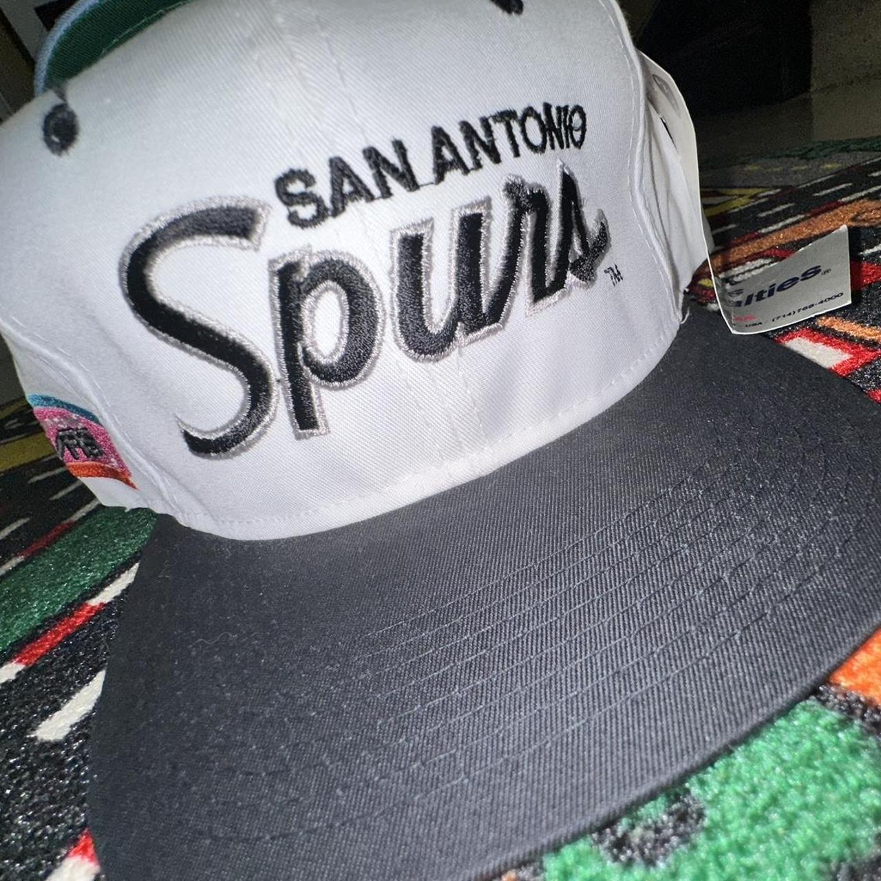 Vintage San Antonio Spurs Sports Specialties Script Snapback 