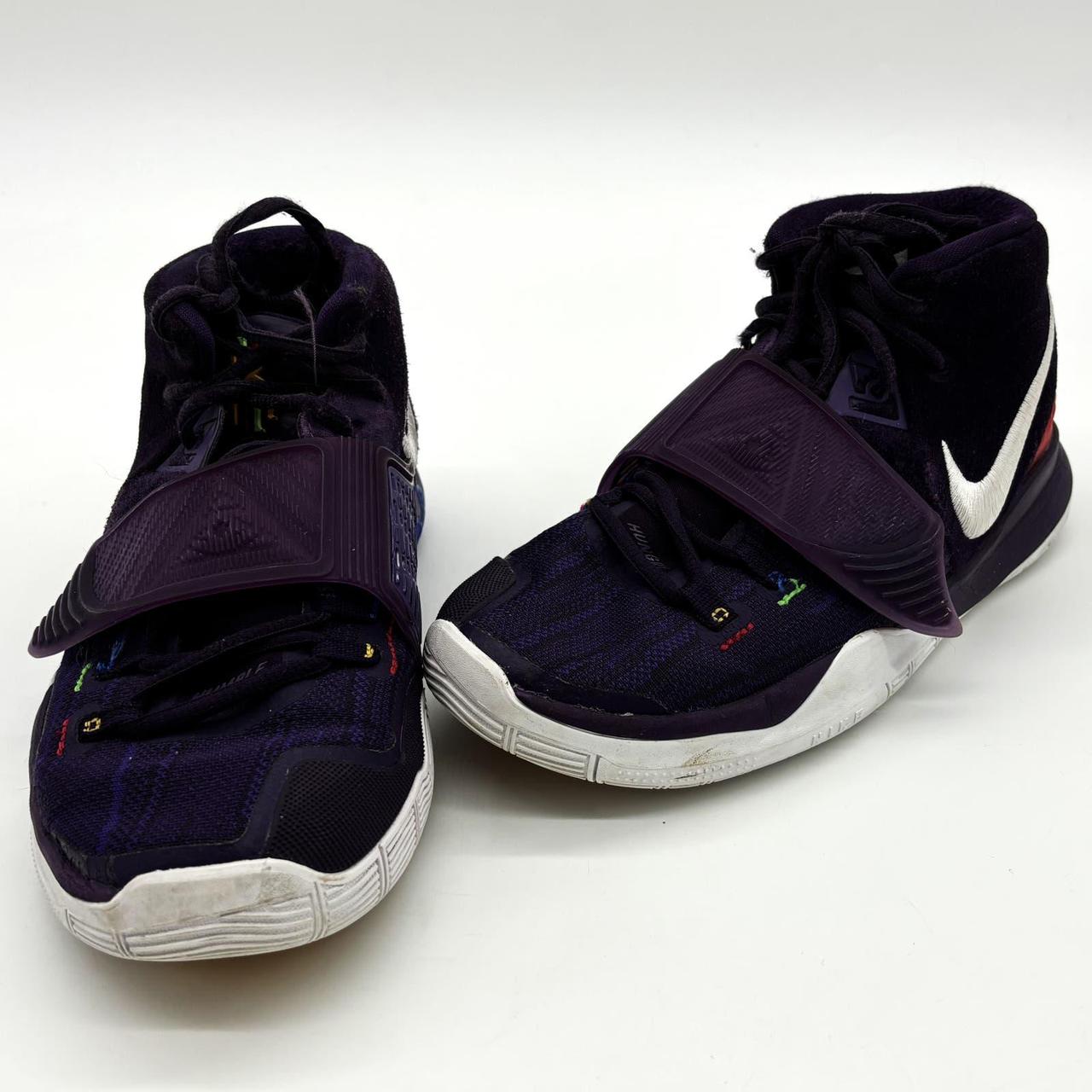 purple basketball shoes youth
