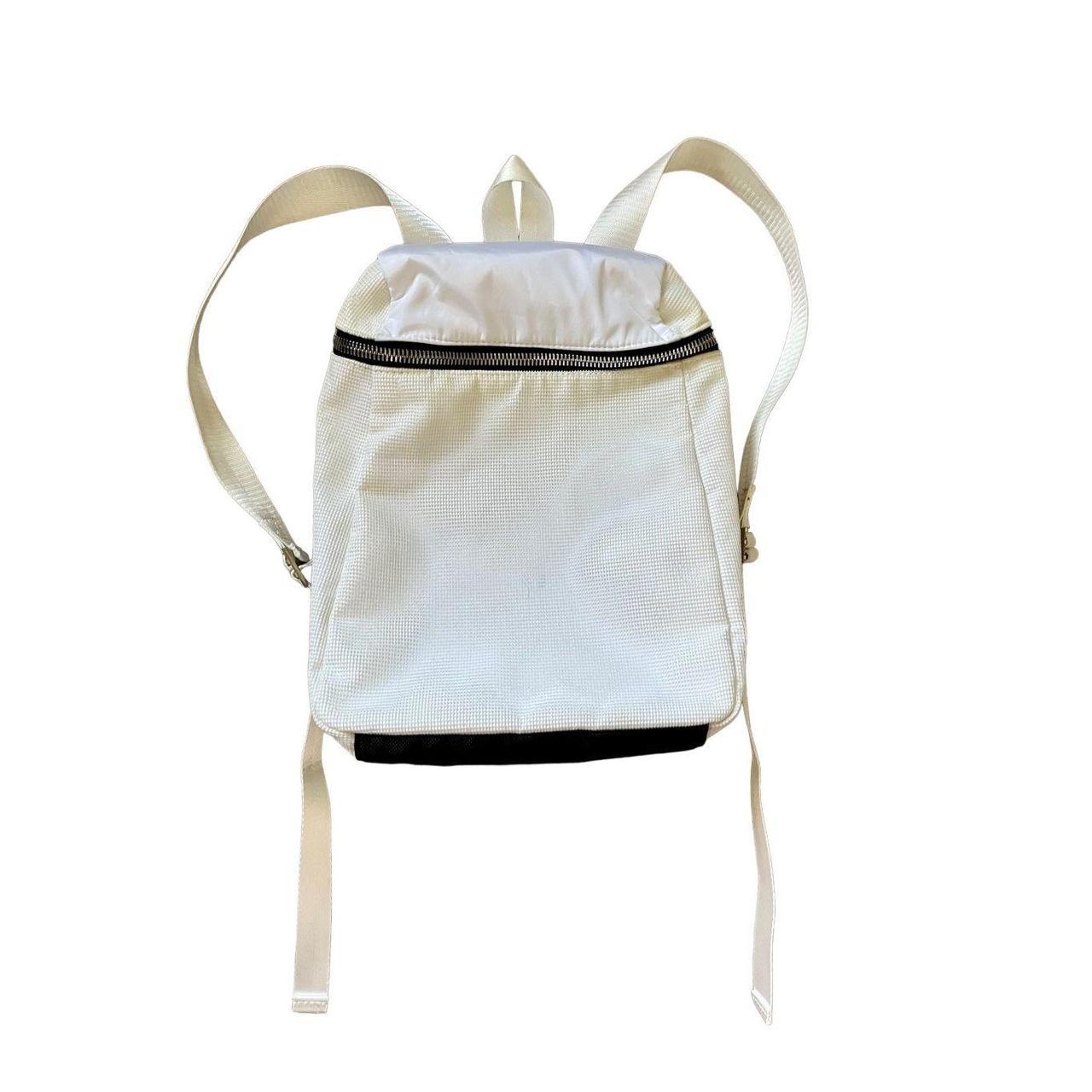 White 2024 mesh backpack