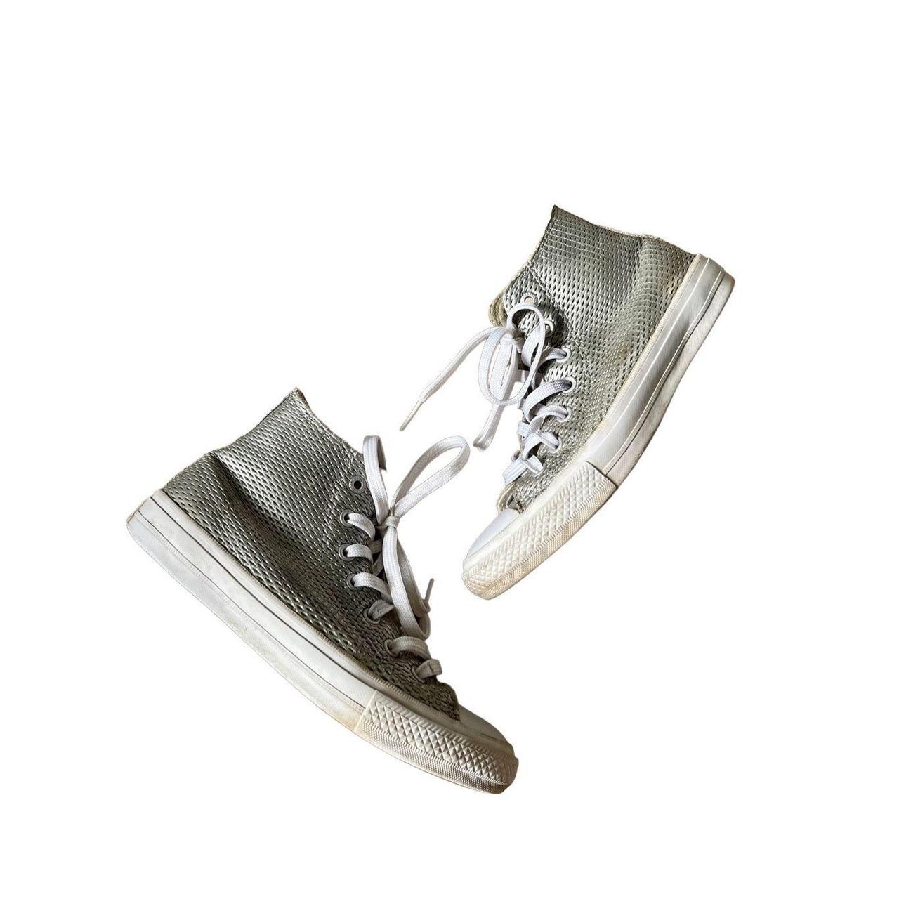 Converse Chuck Taylor 2 Hi Perforated Metallic. Depop