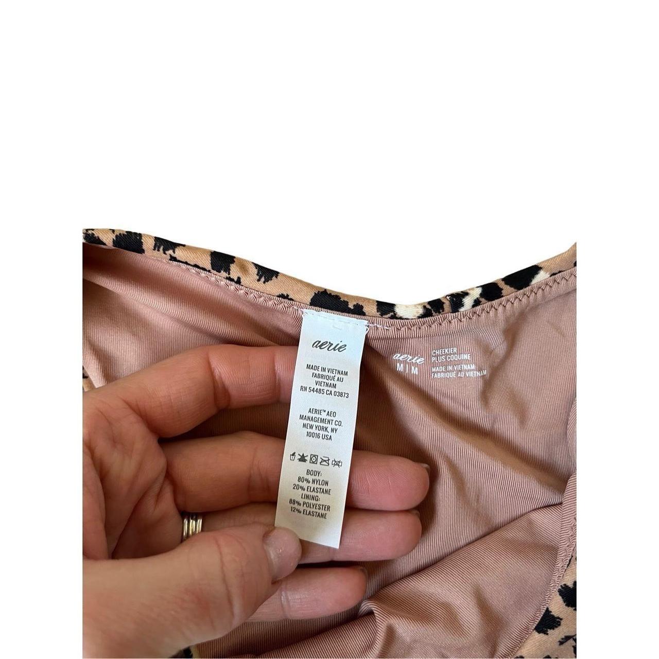 NWOT Aerie Leopard Cheekier Bikini Bottom size M... - Depop