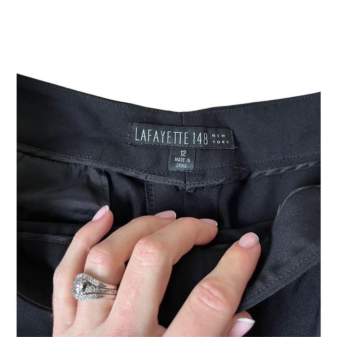 Lafayette148 Black Dress Pants size 12 - Depop