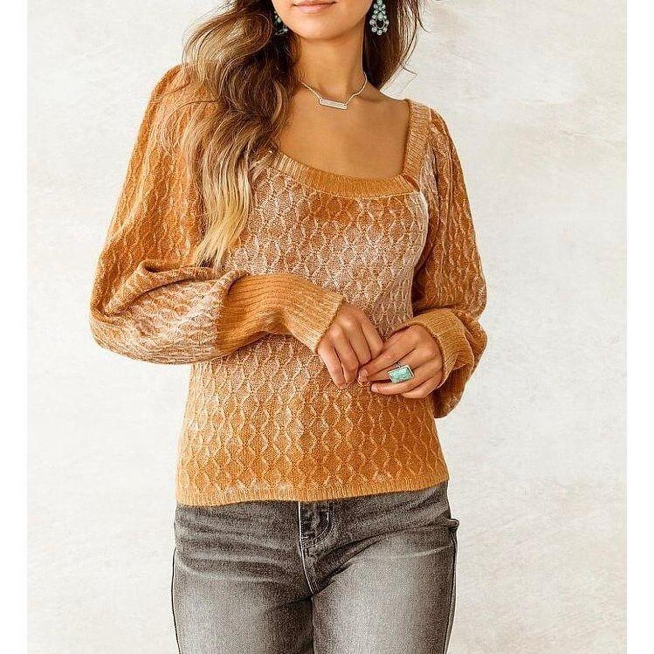 Free people hotsell mustard sweater