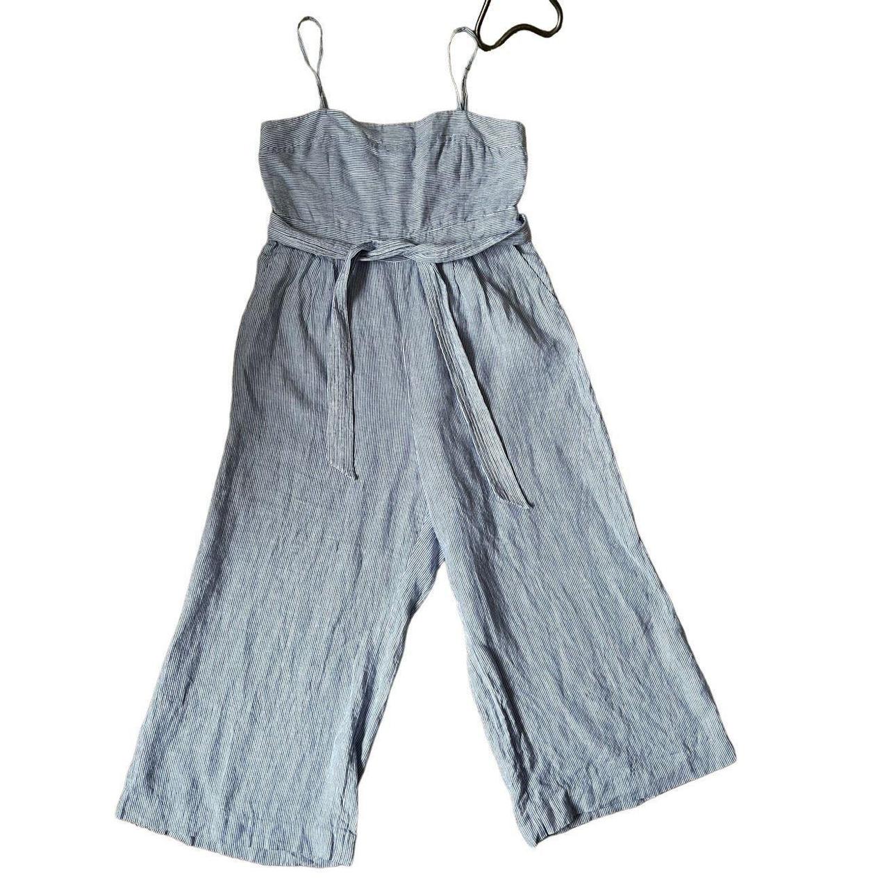 J crew linen jumpsuit on sale